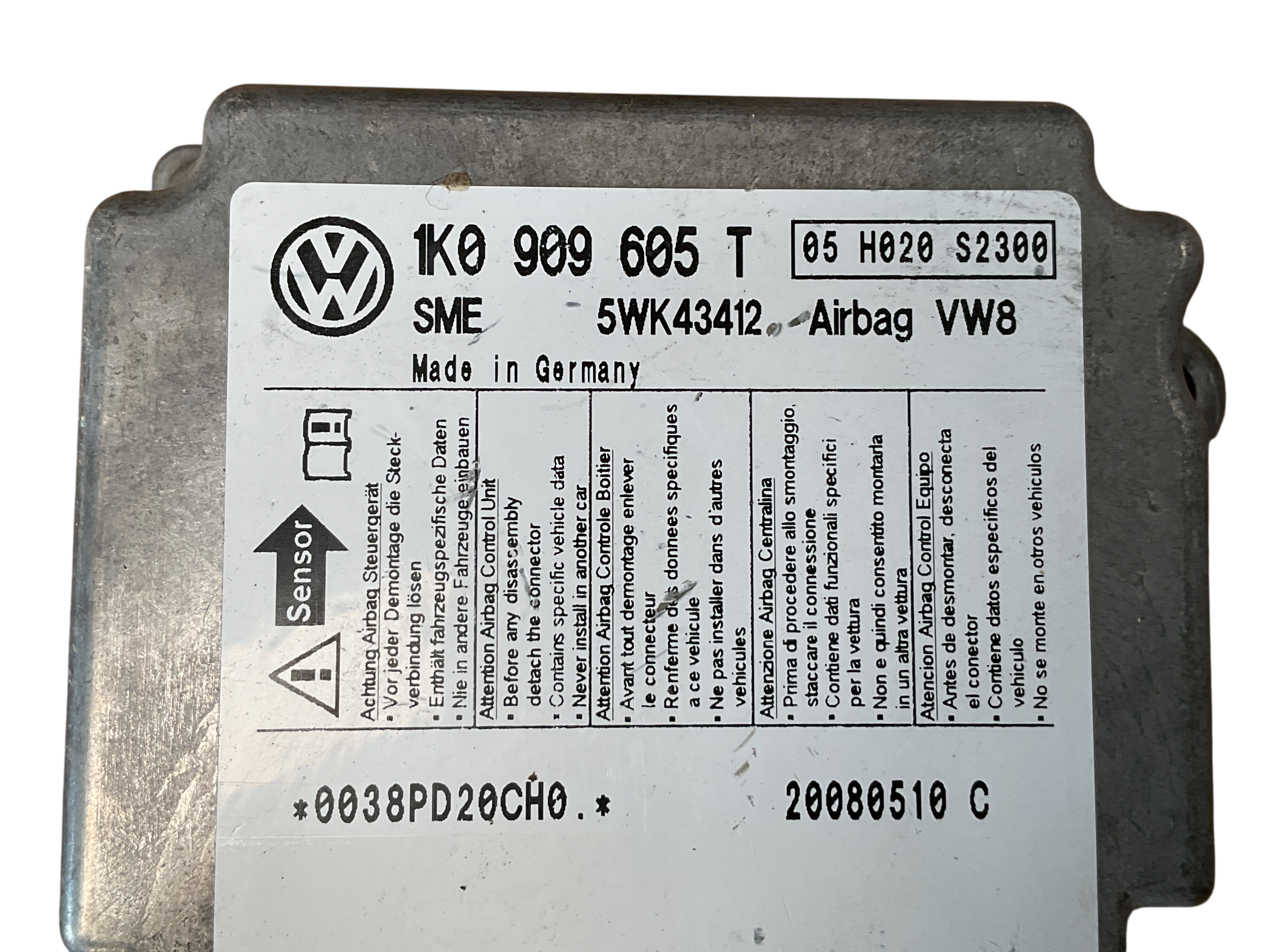 Centralita AIrbag VW 1K0909605T