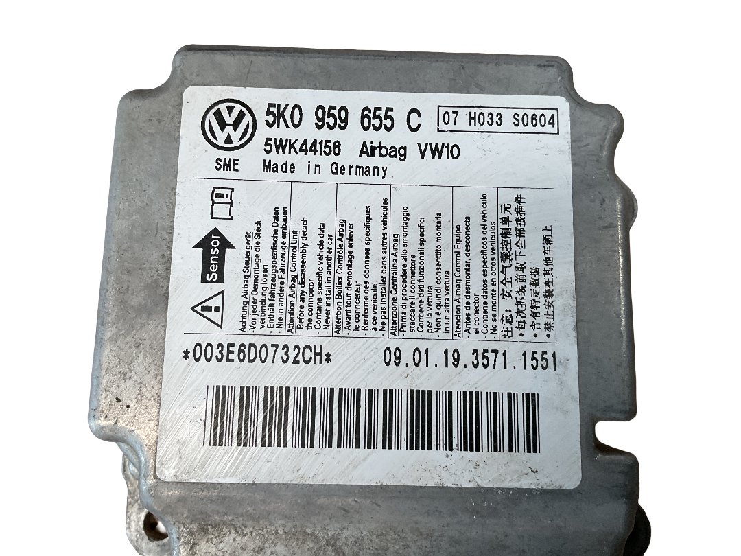 Centralita Airbag VW Golf Plus 05-14