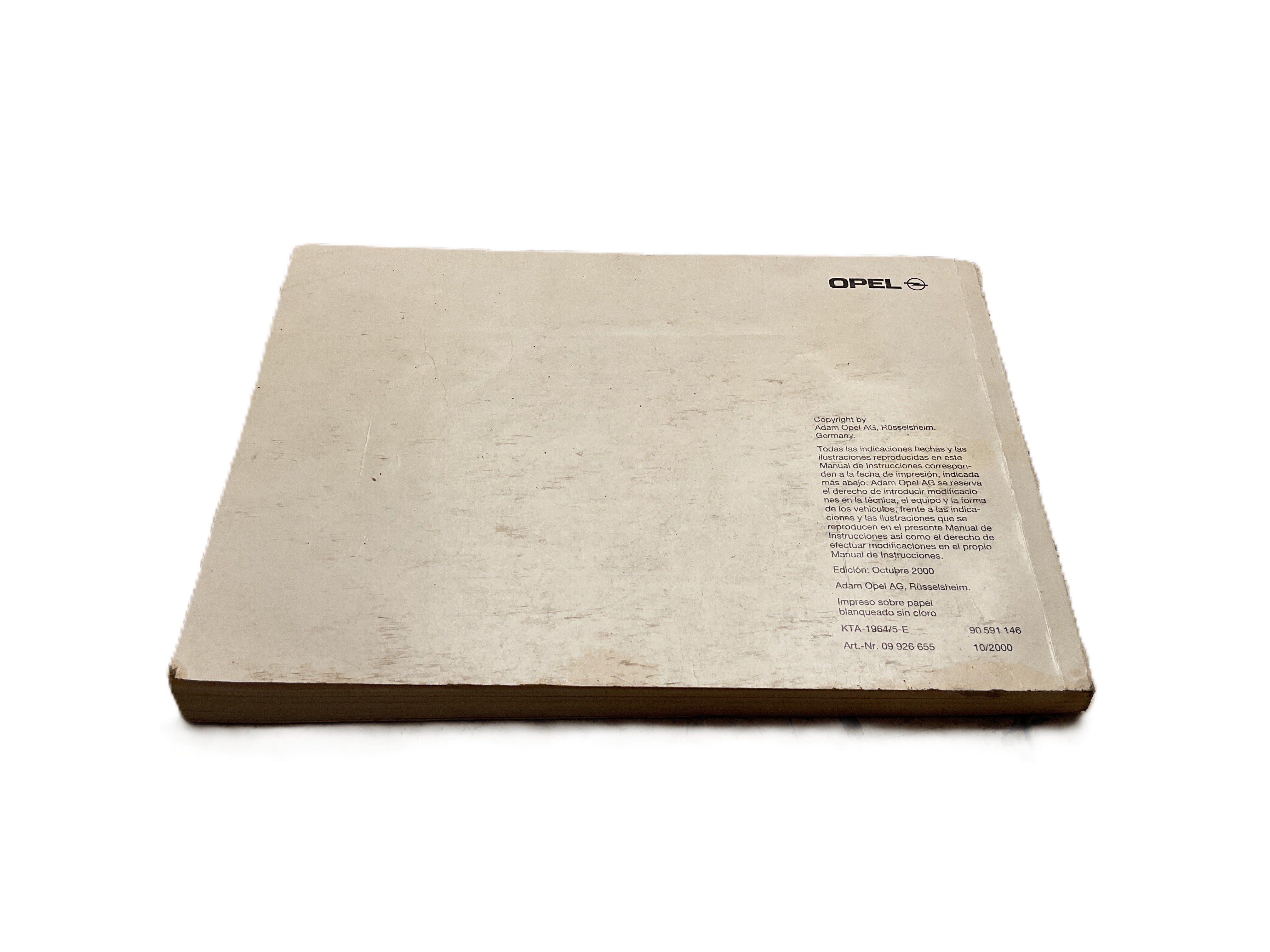 Manual usuario Opel Astra G 98