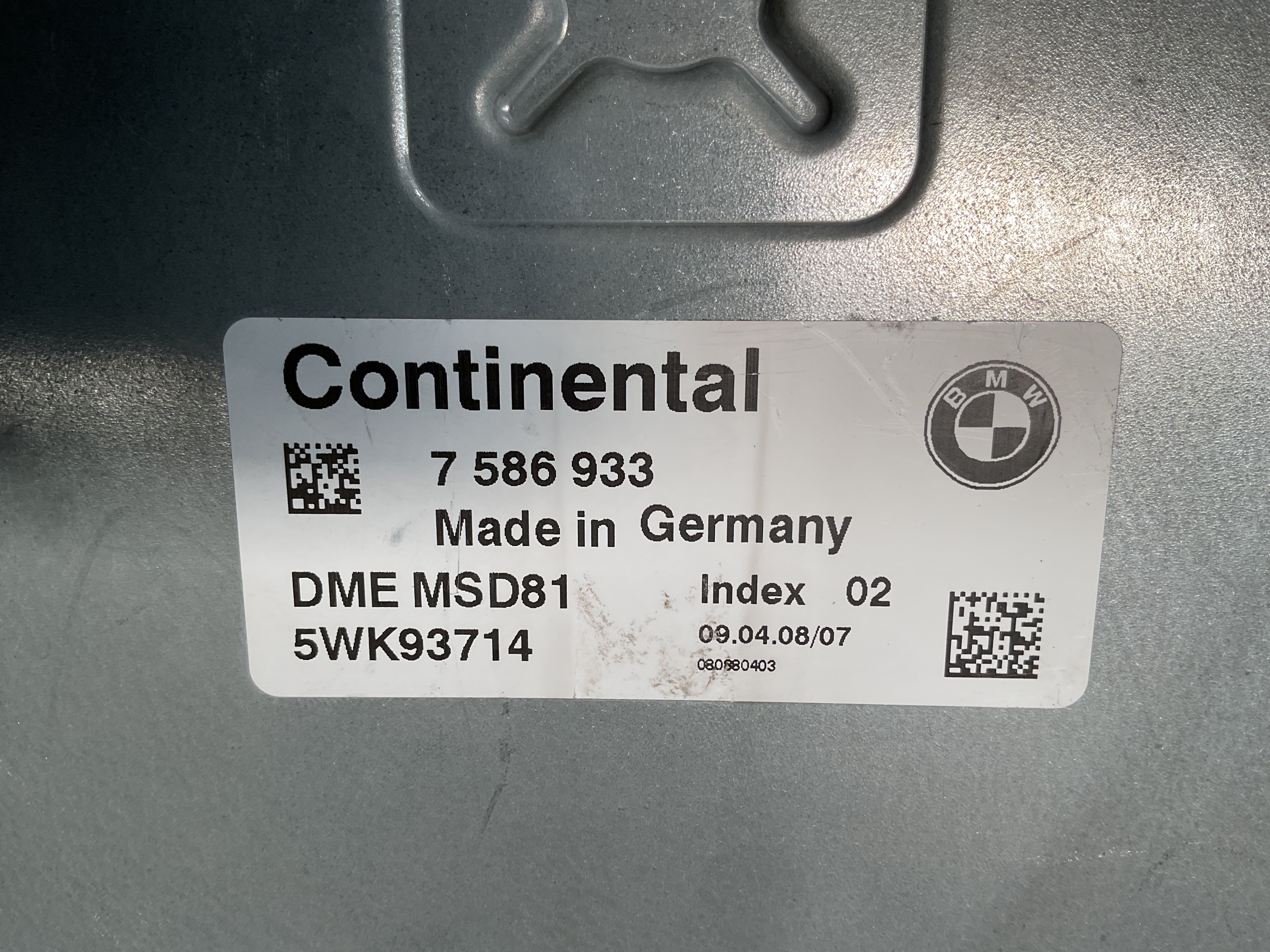 Centralita Motor BMW 7586933