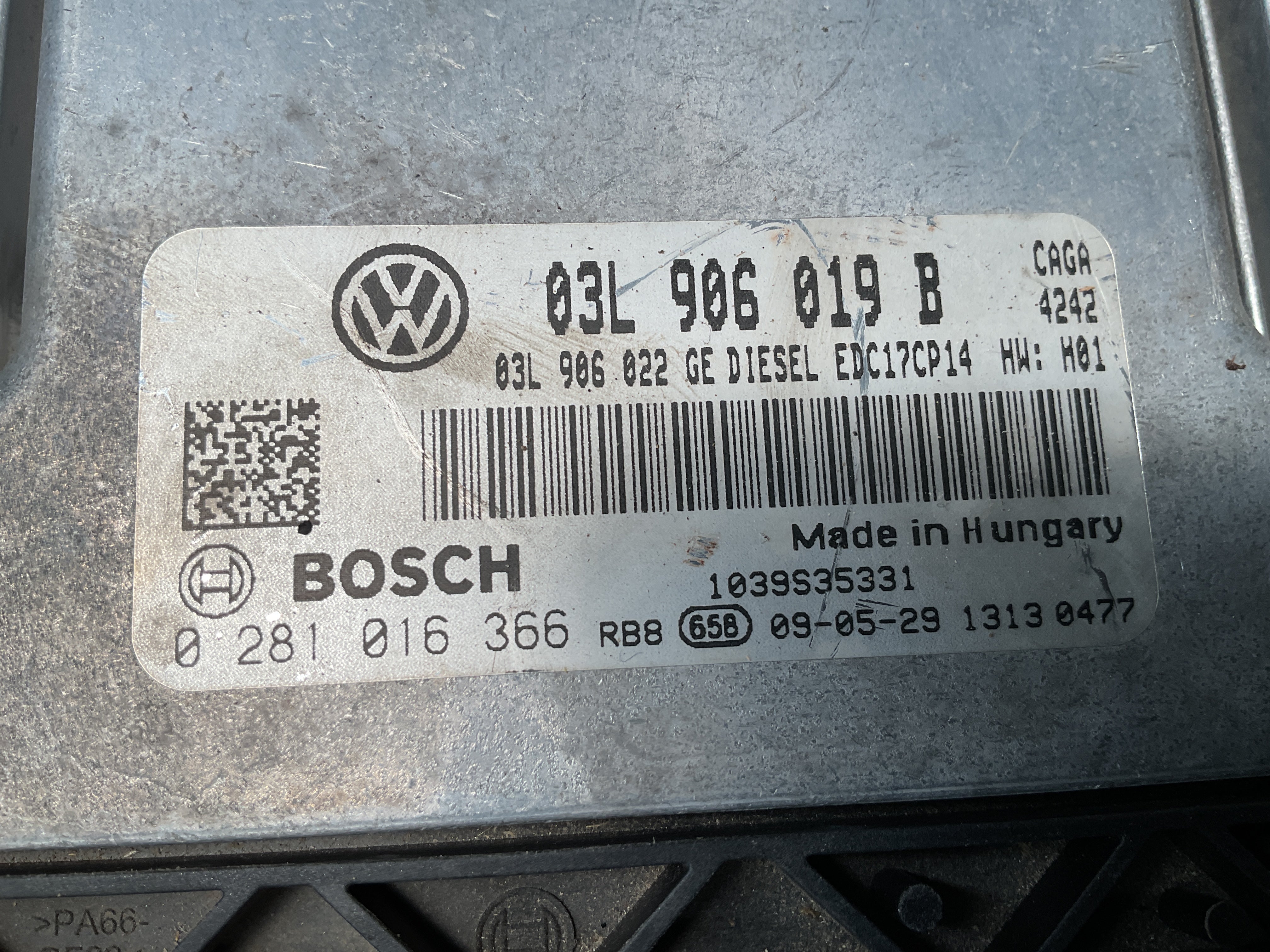 Centralita Motor Seat Exeo 09-13 2.0