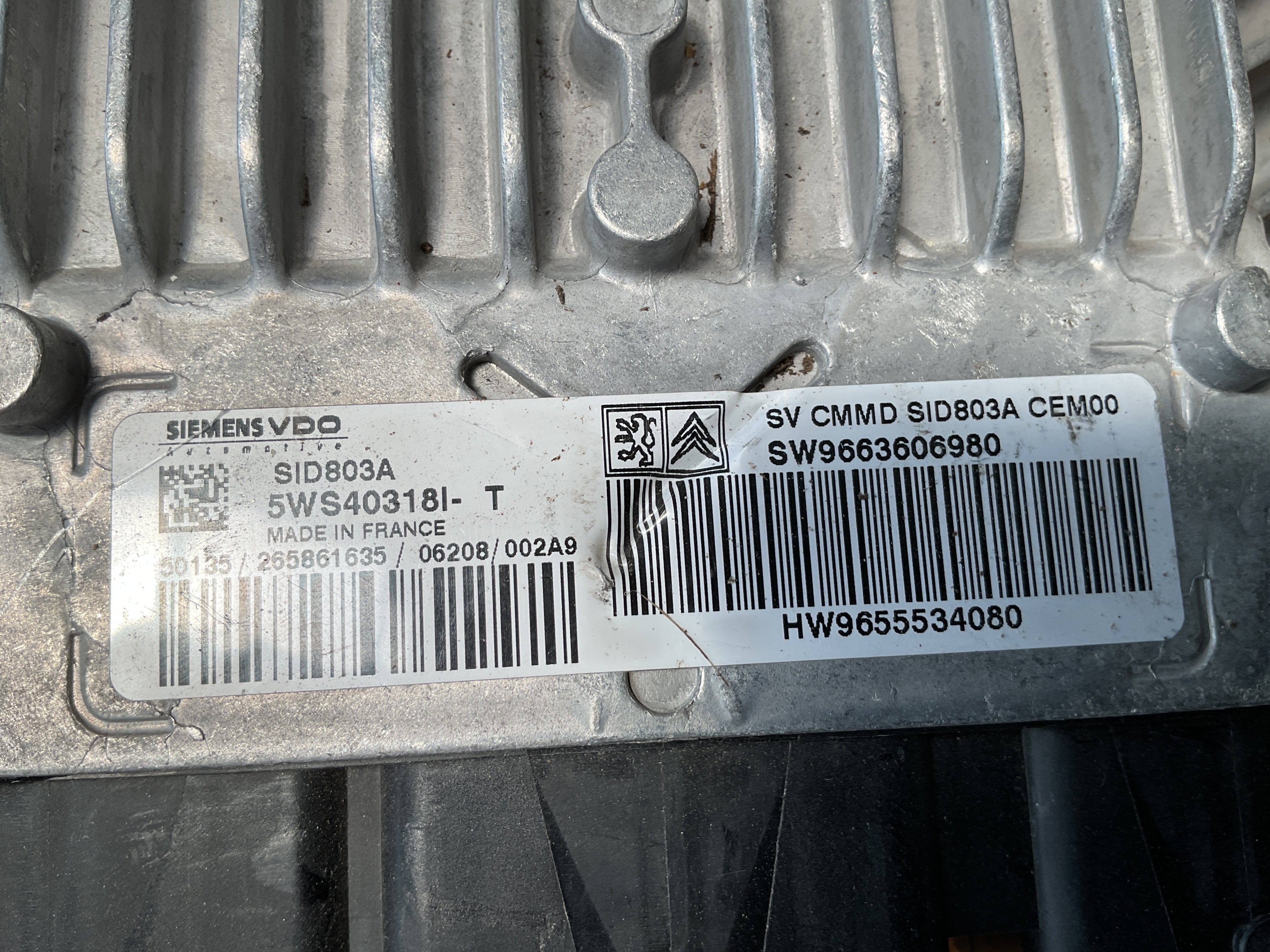 Centralita ECU Citroen C5 04-12