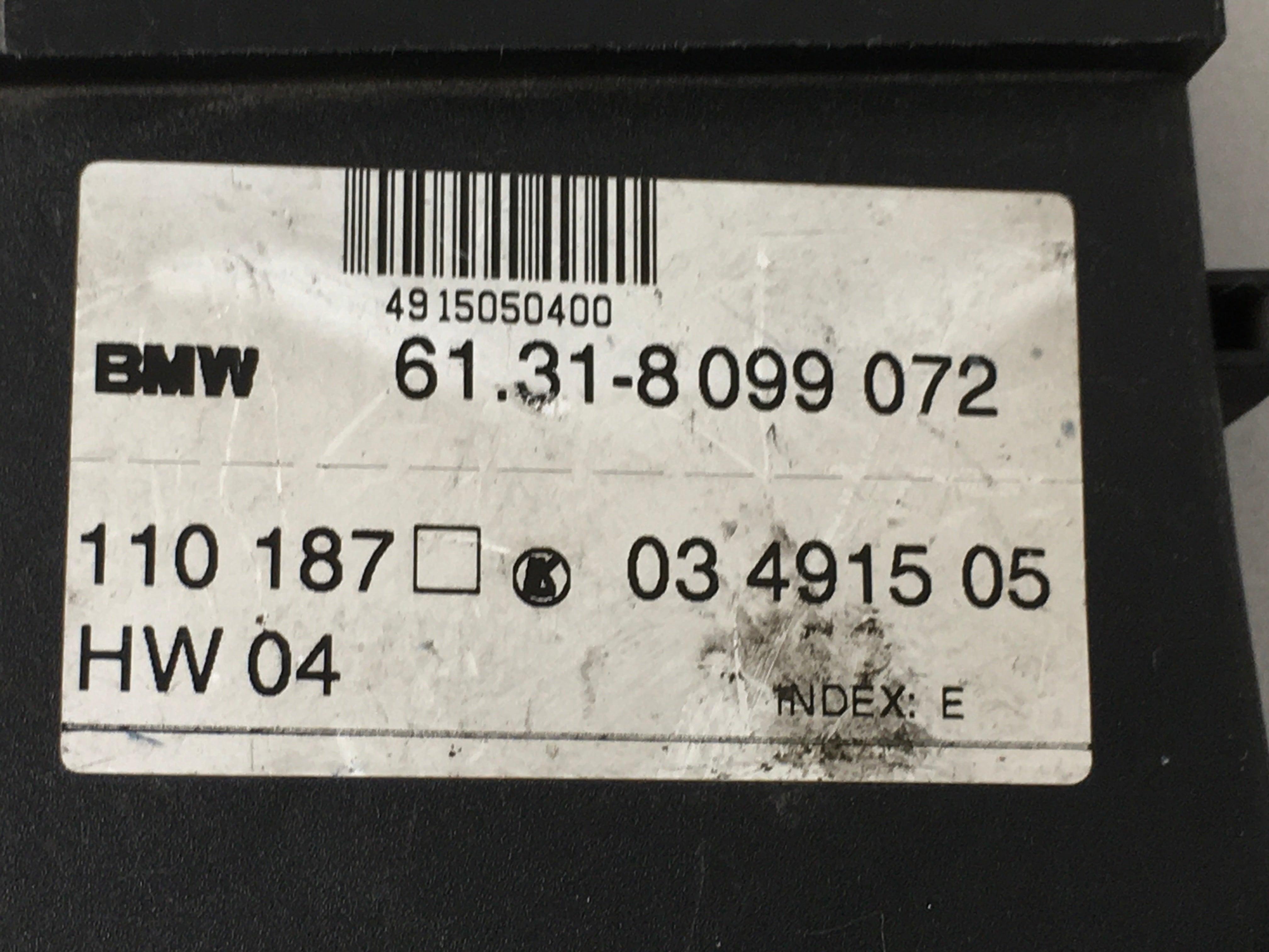 Interruptor asiento dcho BMW X5 E53 - AutoRR 61318099072