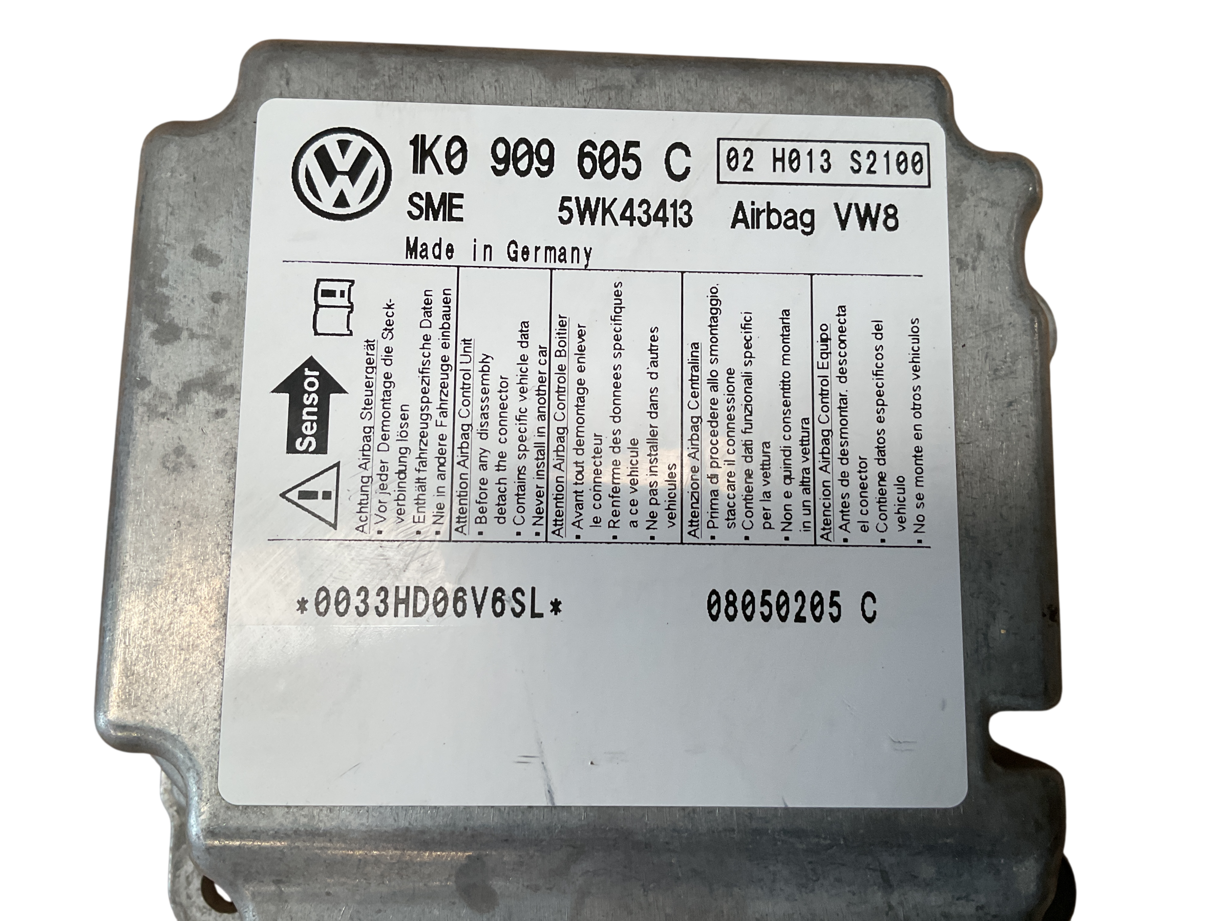 Centralita airbag VW Golf V 04-09