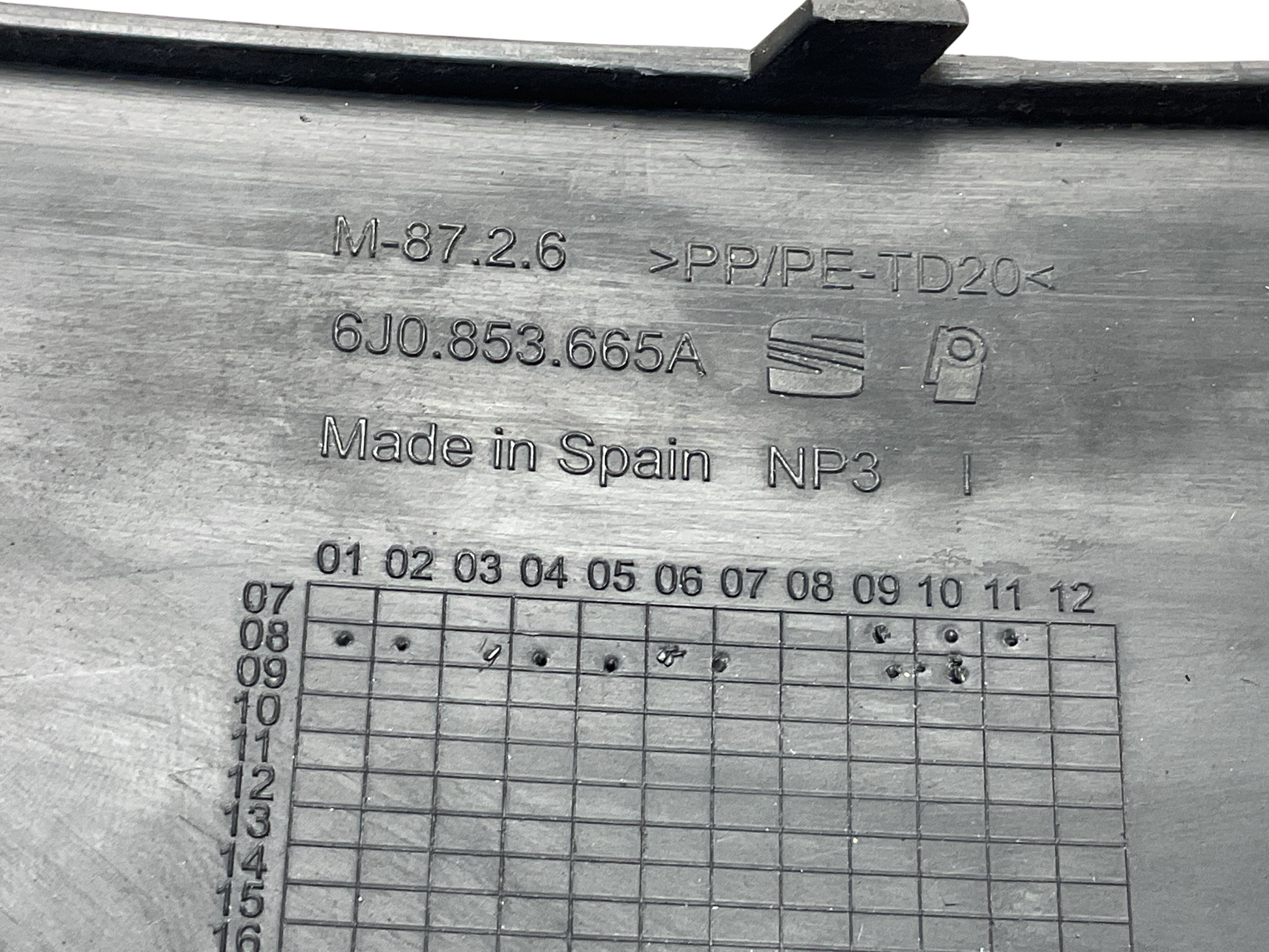 Rejilla paragolpes del izq Seat Ibiza IV 08-17