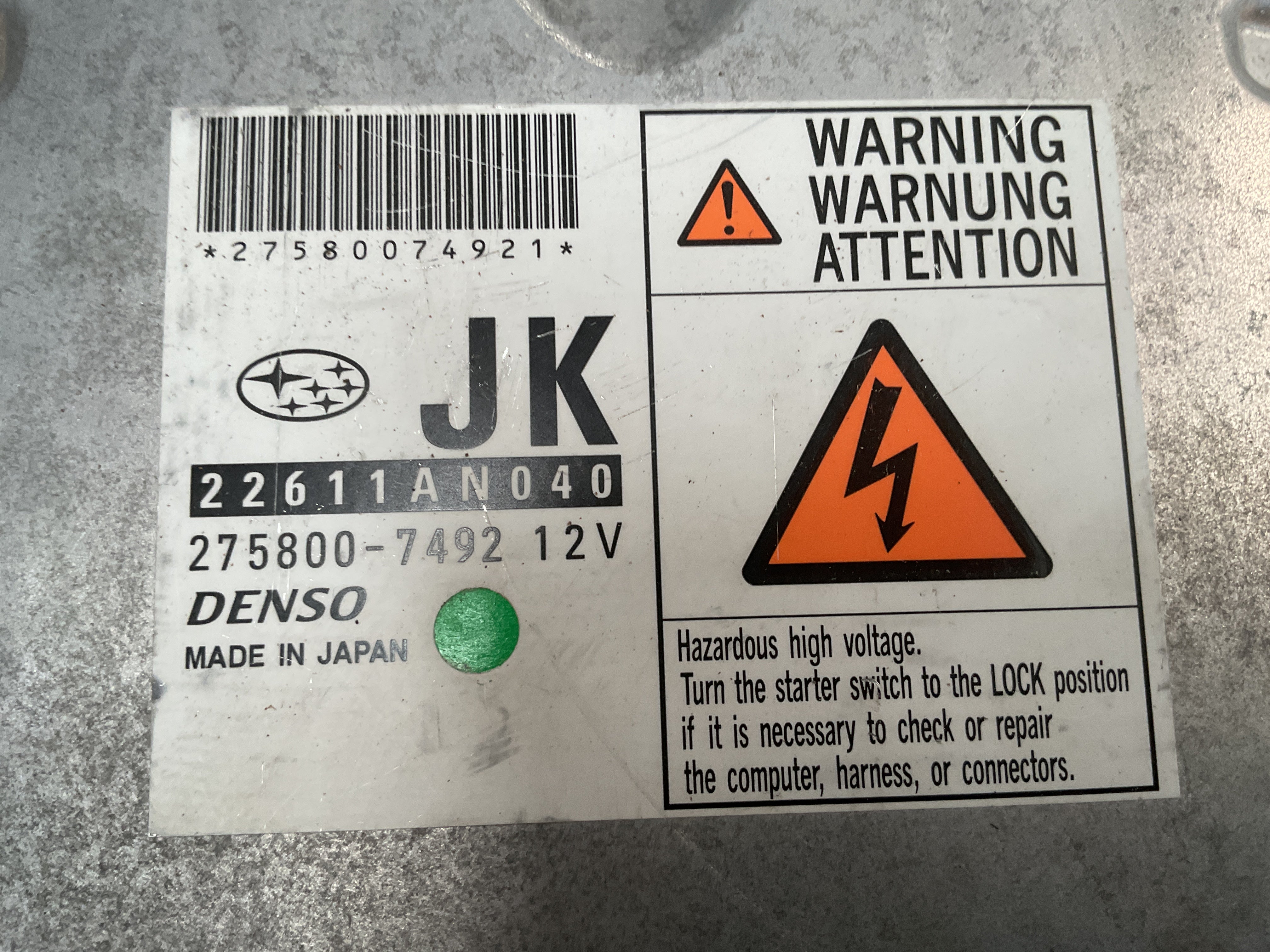 Centralita motor Subaru Legacy 03-09 2.0