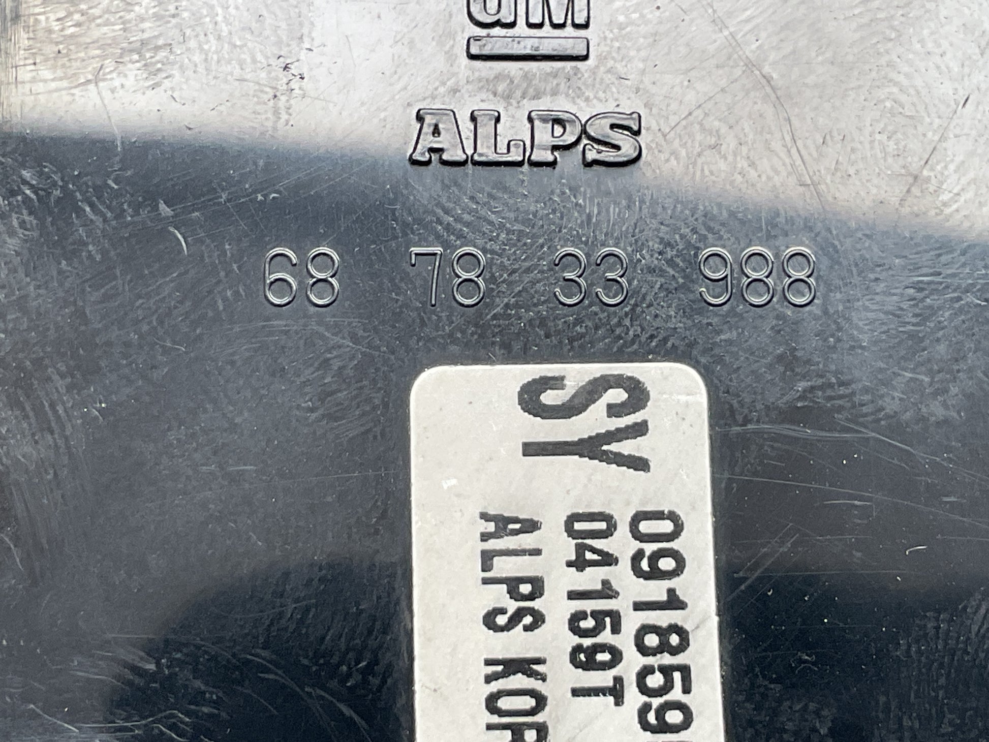 Mando elevalunas del izq Opel Vectra C 02-08