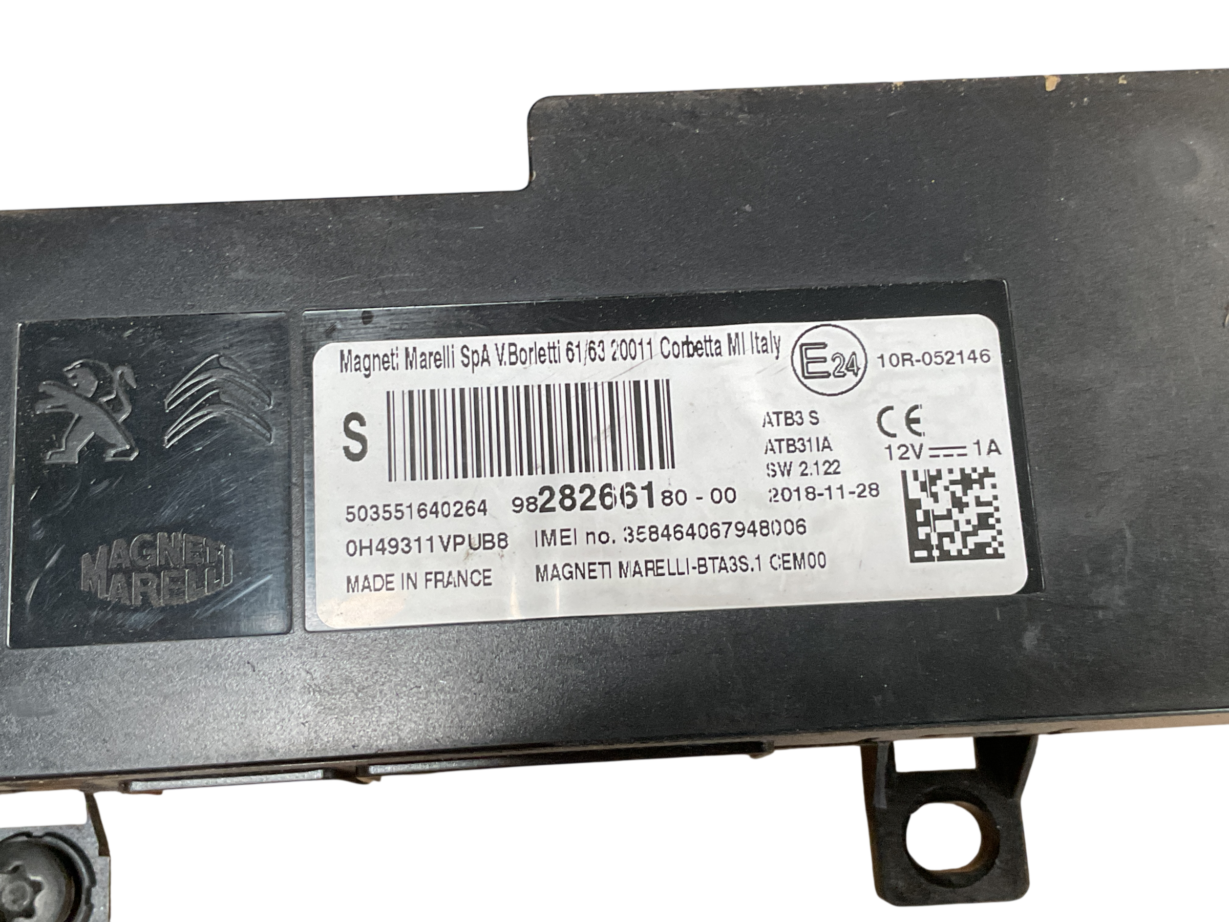 Módulo Bluetooth grupo PSA 9828266180