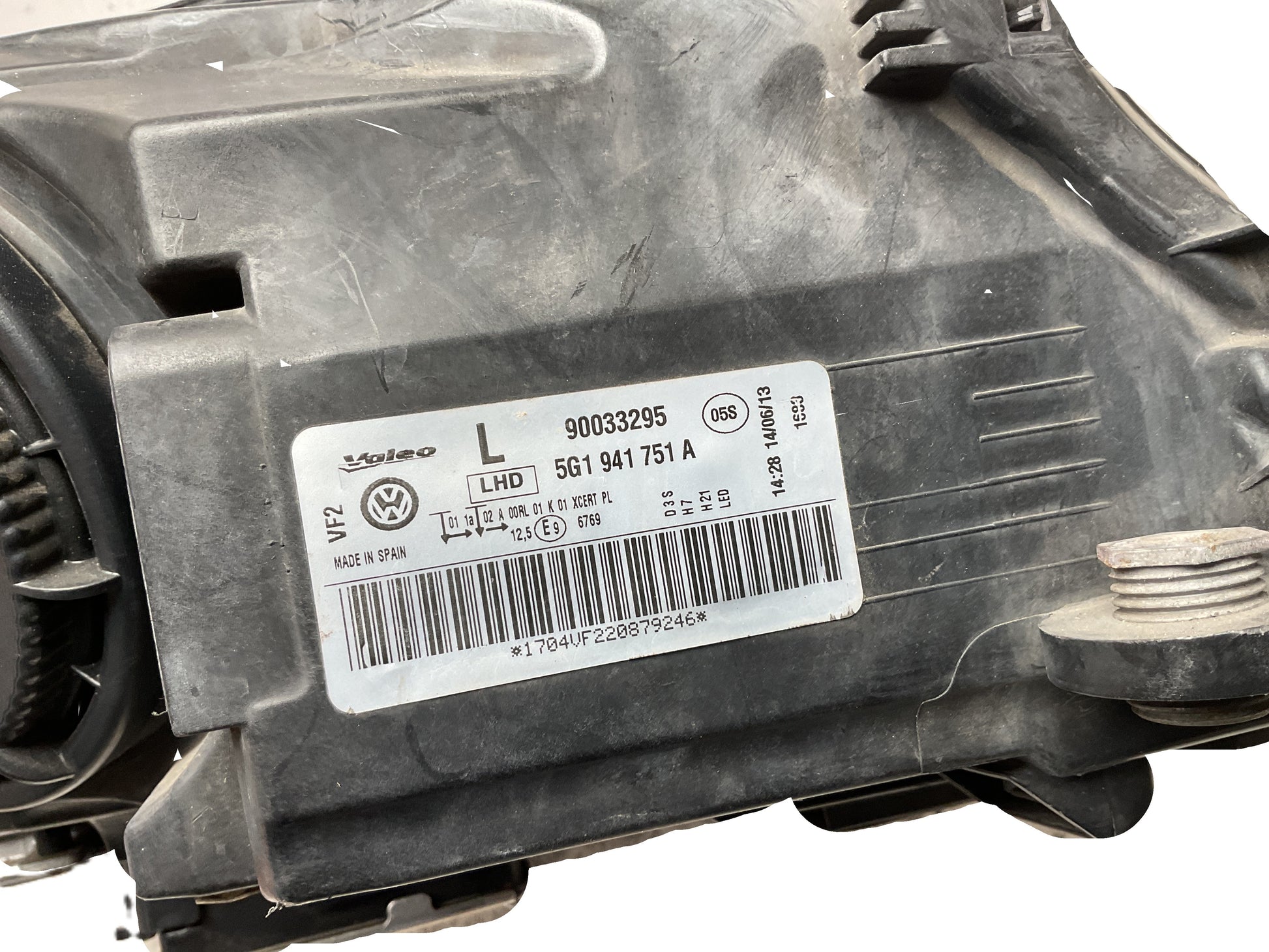 Faro del izq VW Golf VII 13-18