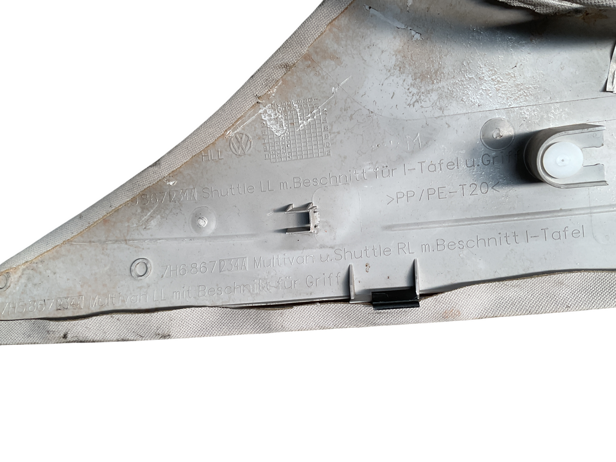 Moldura Pilar A dcho VW Transporter 03-10 7H6867234A