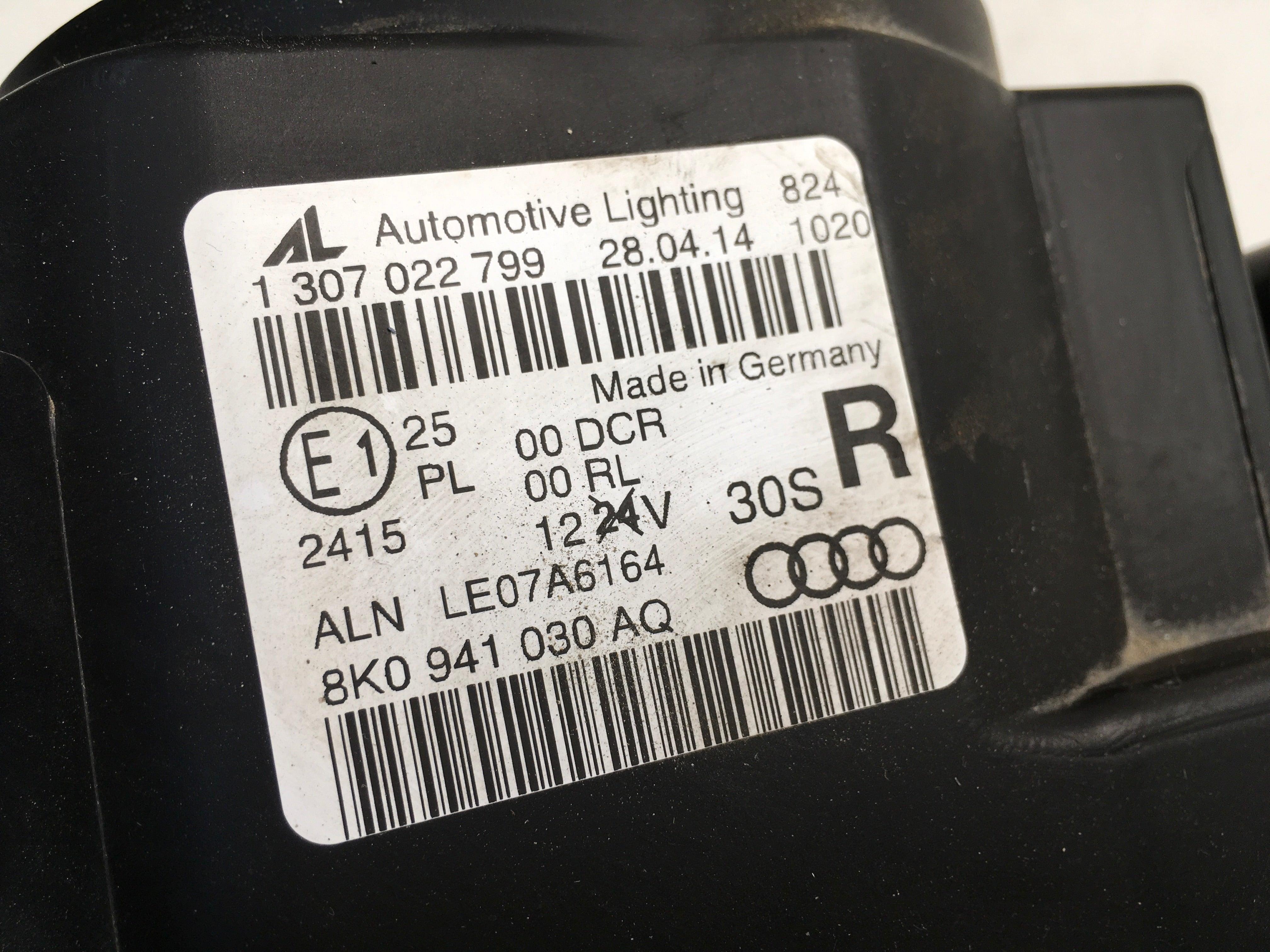 Faro derecho Bi-Xenon Audi A4 B8 - AutoRR 8K0941030AQ