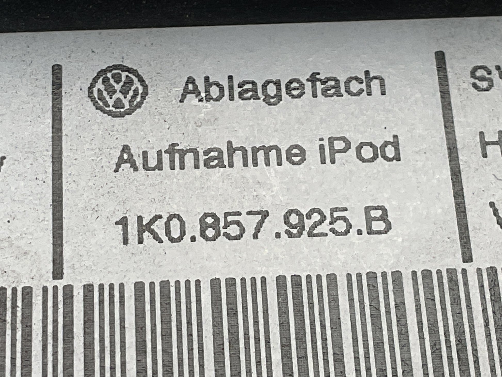 Compartimento portaobjetos VW Eos 06-11