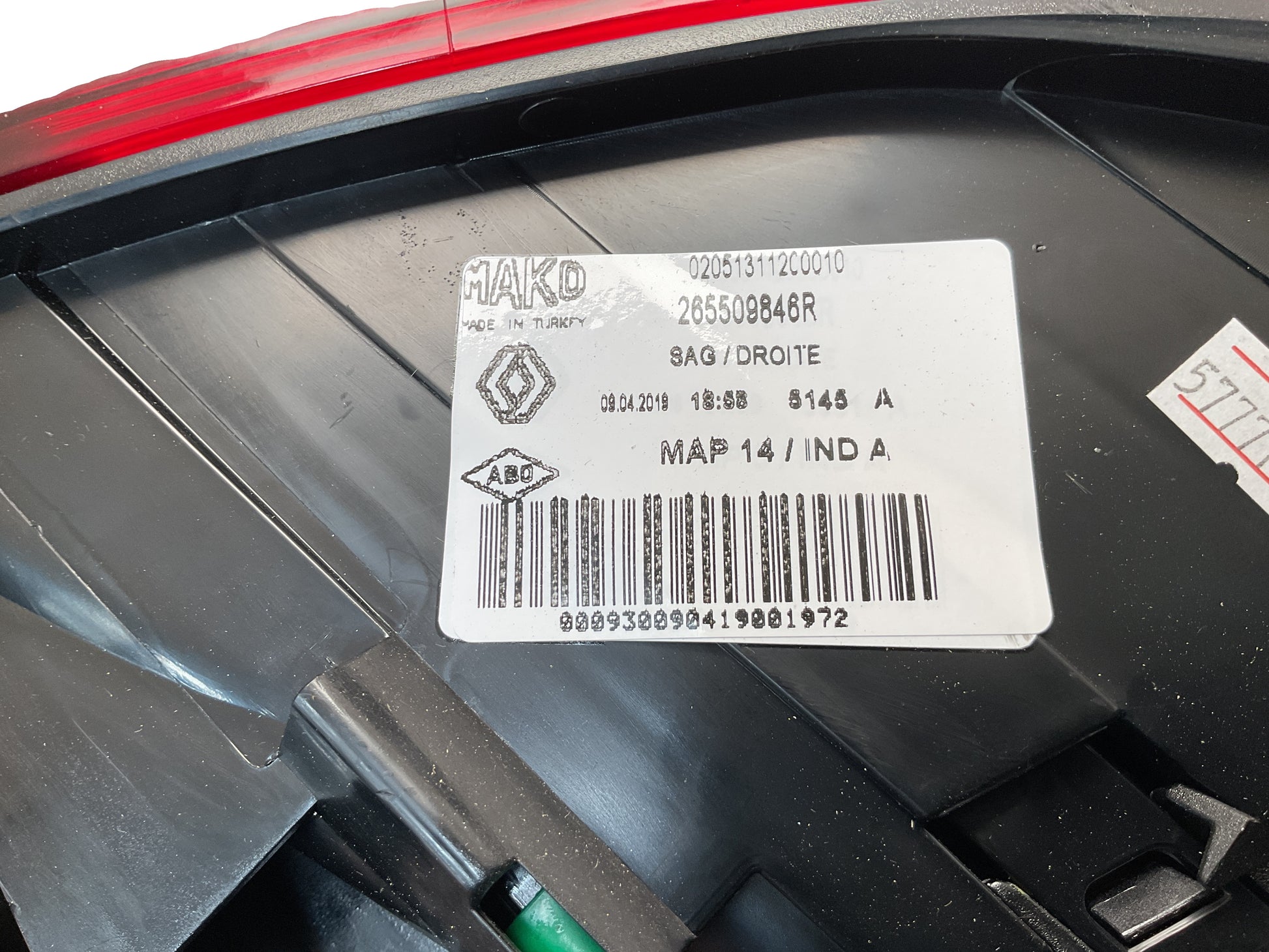 Piloto tra dcho Renault Clio IV 16-20