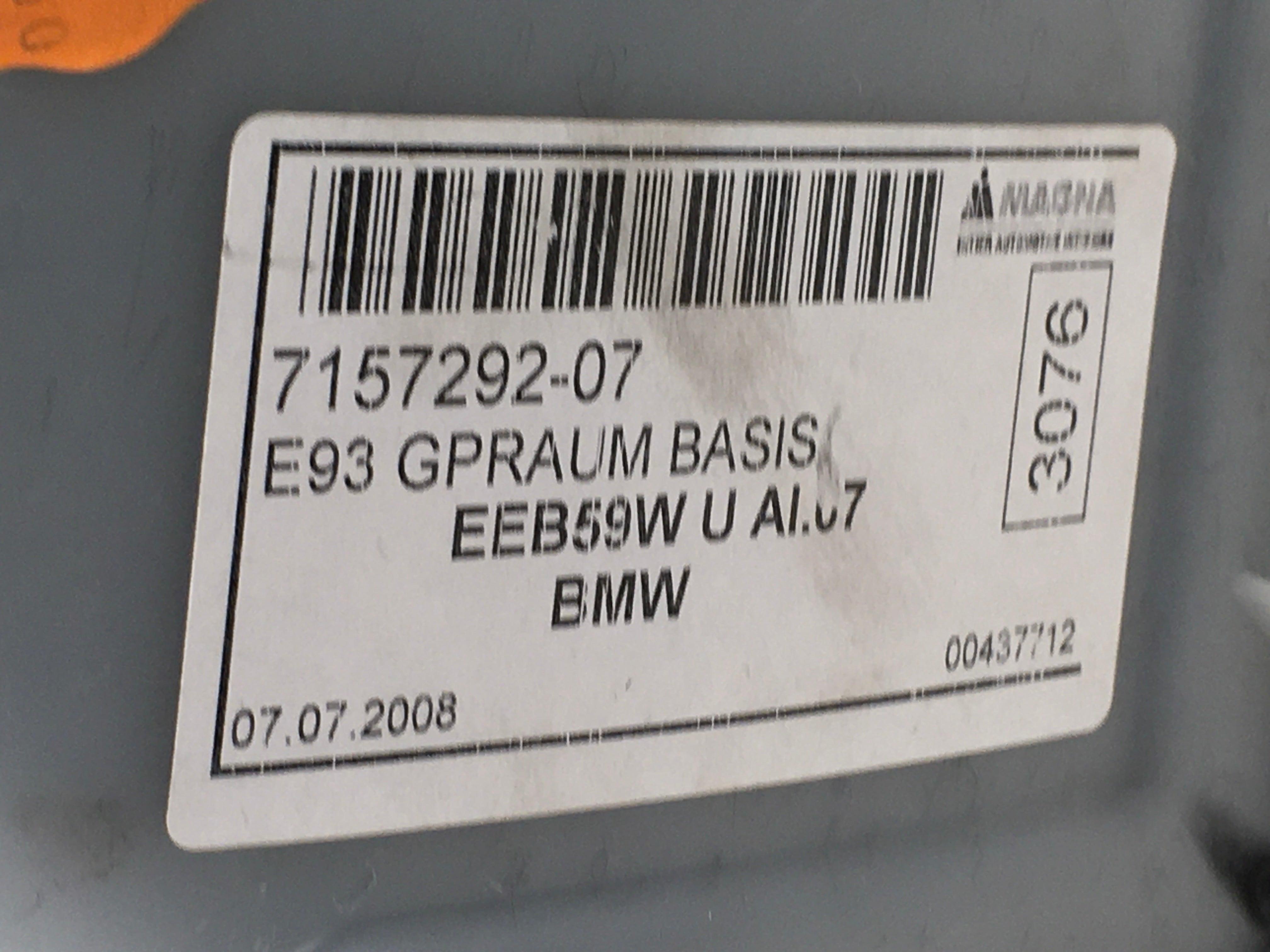 Cubierta maletero tra izq BMW E93 - AutoRR 7157292