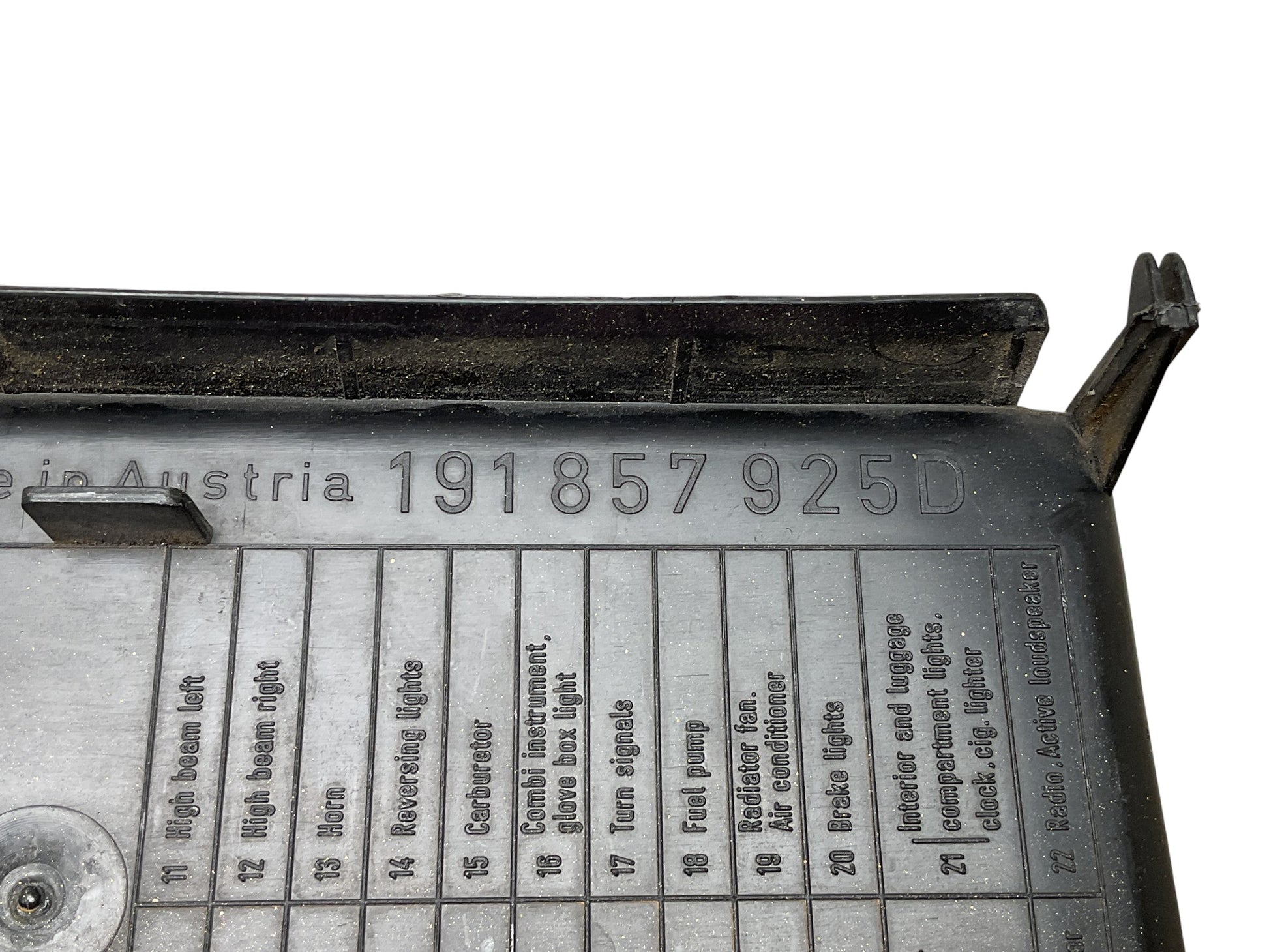 Compartimiento Almacenamiento VW Golf 83-92 - 191857925D