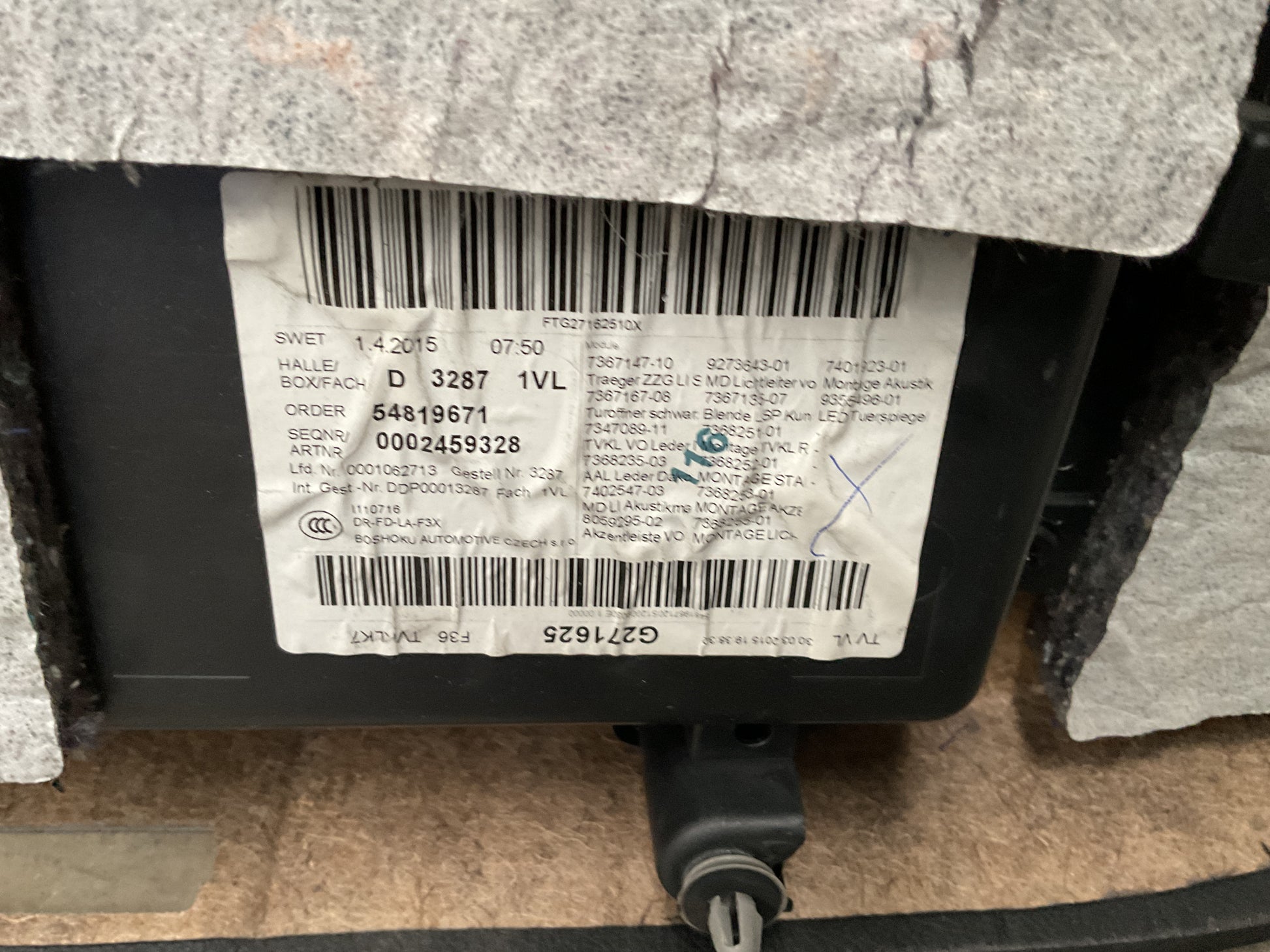 Panel Puerta del izq BMW Serie 4 14-20 - 7367147