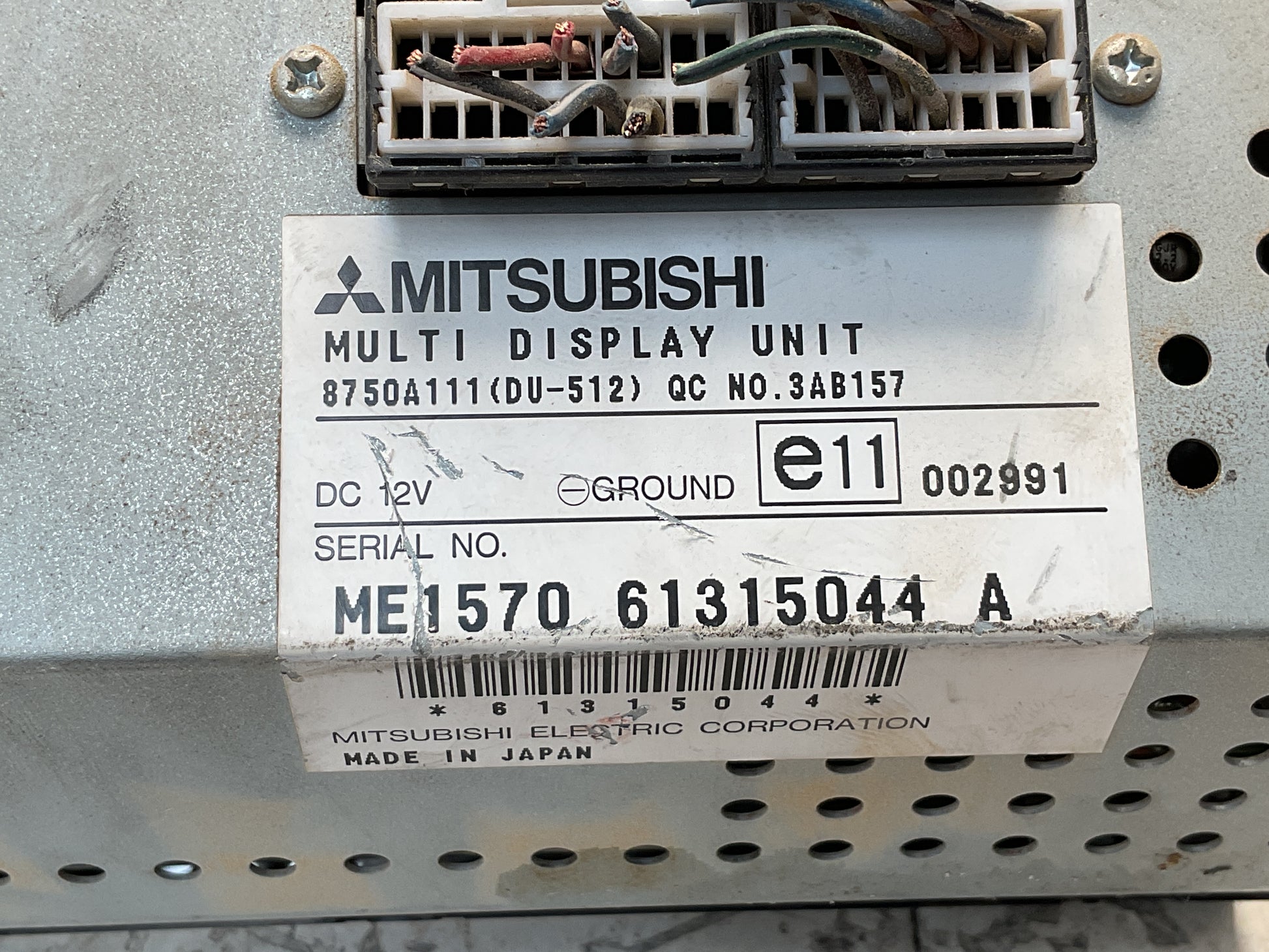 Pantalla Multifuncion Mitsubishi Grandis 03-11