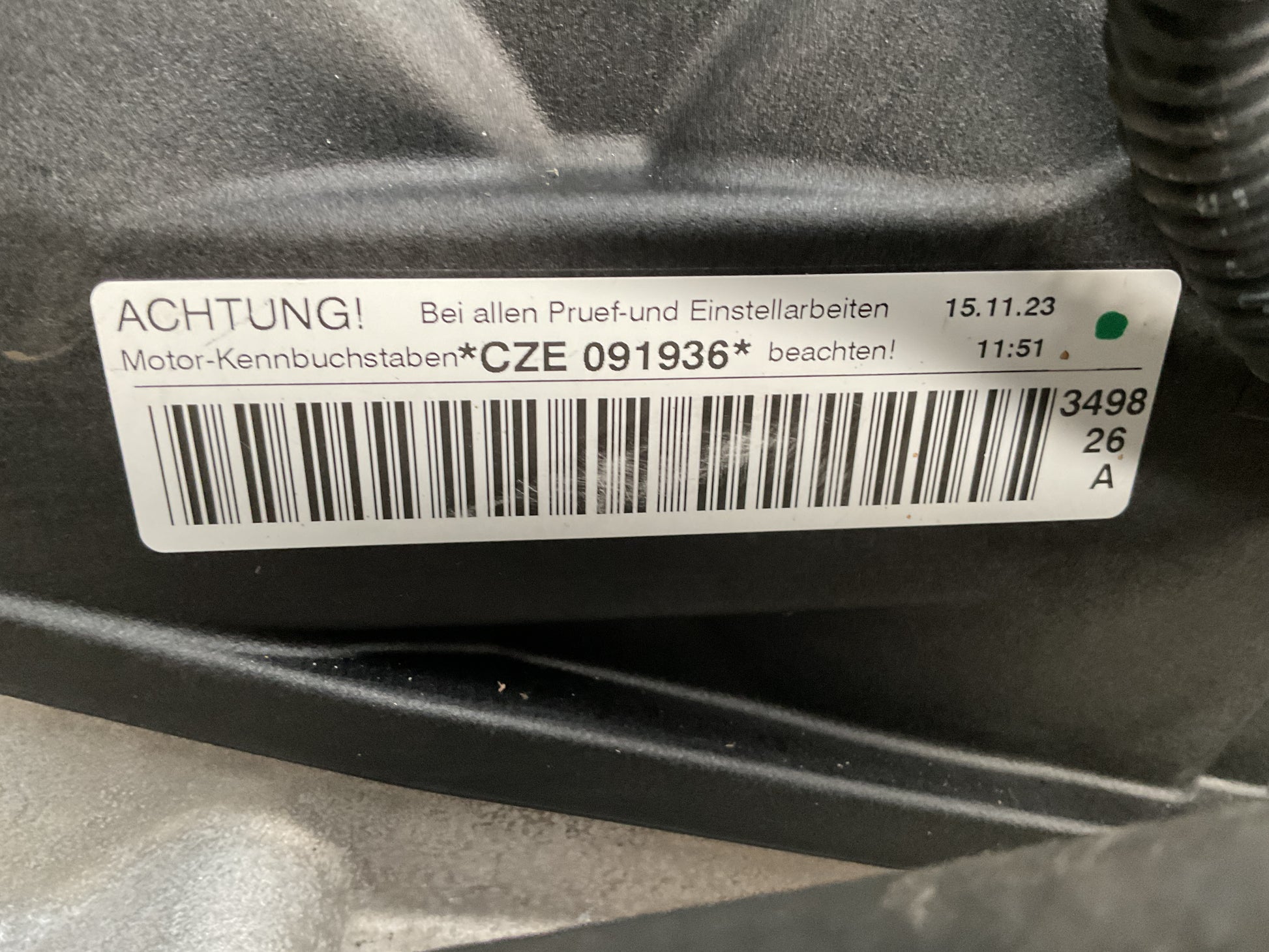 Motor CZE VAG 1.4 TSi - CZE _