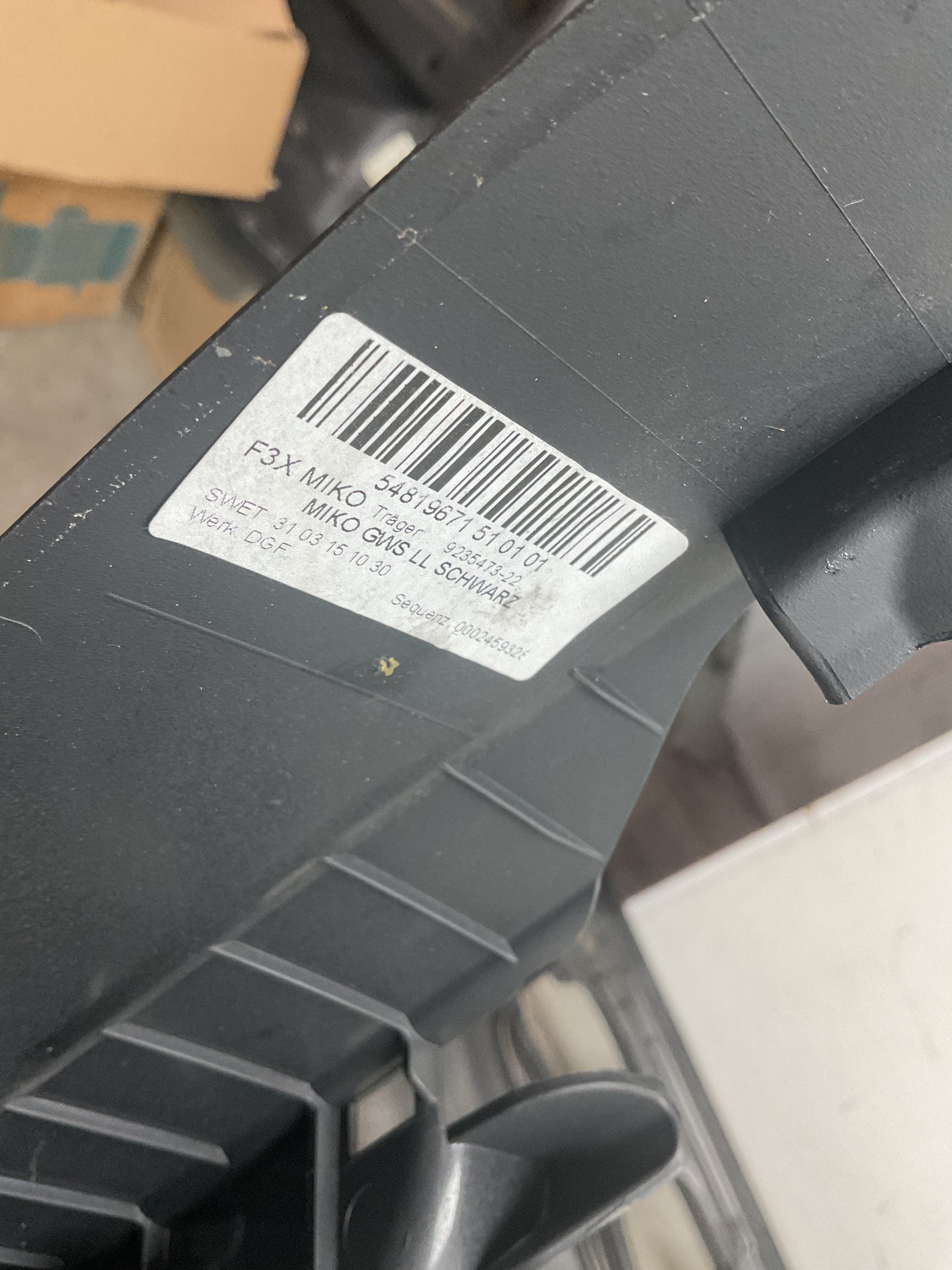 Consola central BMW Serie 3 11-19 - 9235473