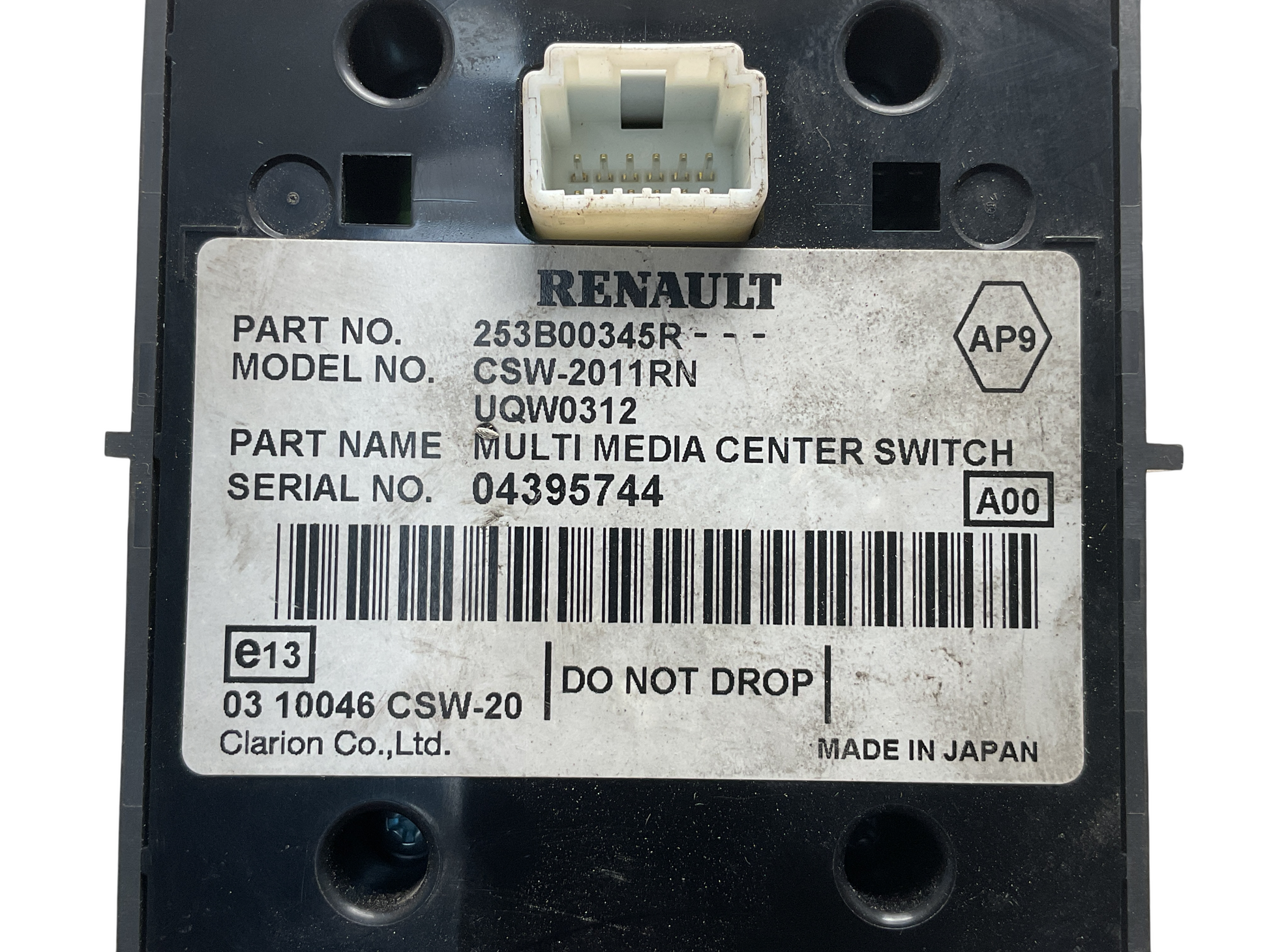 Mando multifunción central Renault Megane III 08-16