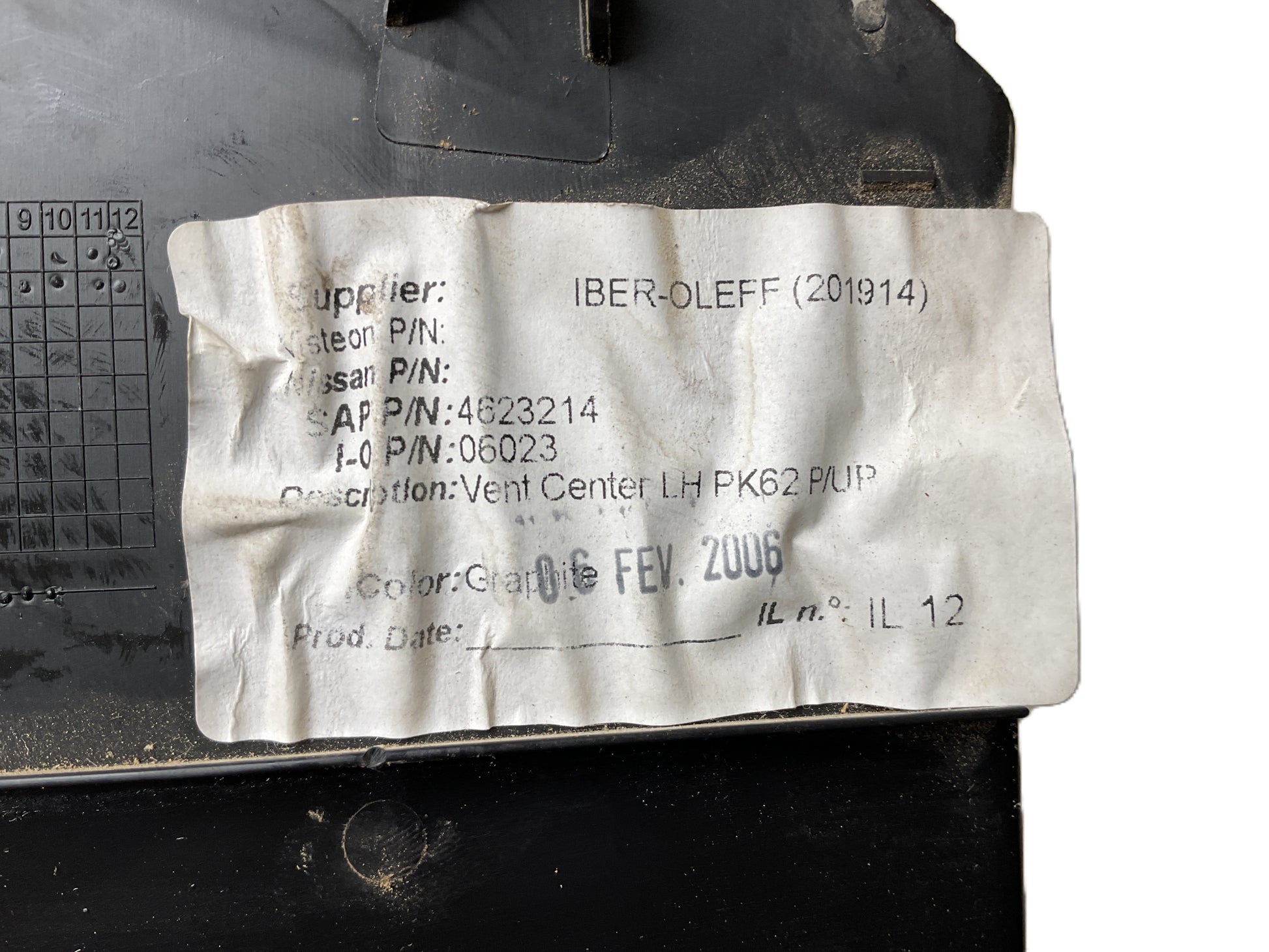 Rejilla aireadora dcha Nissan 68751EB30 - 68751EB30