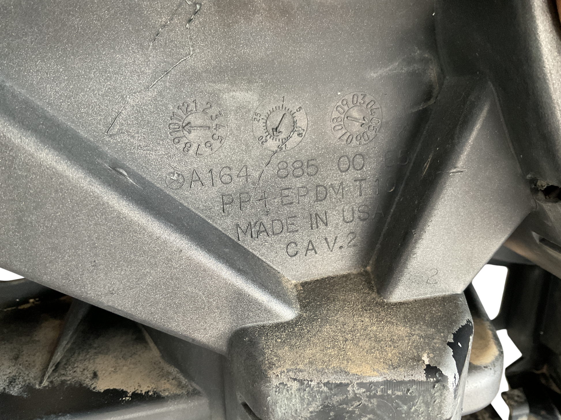 Cuadro parachoques tras Mercedes-Benz ML W164 05-11