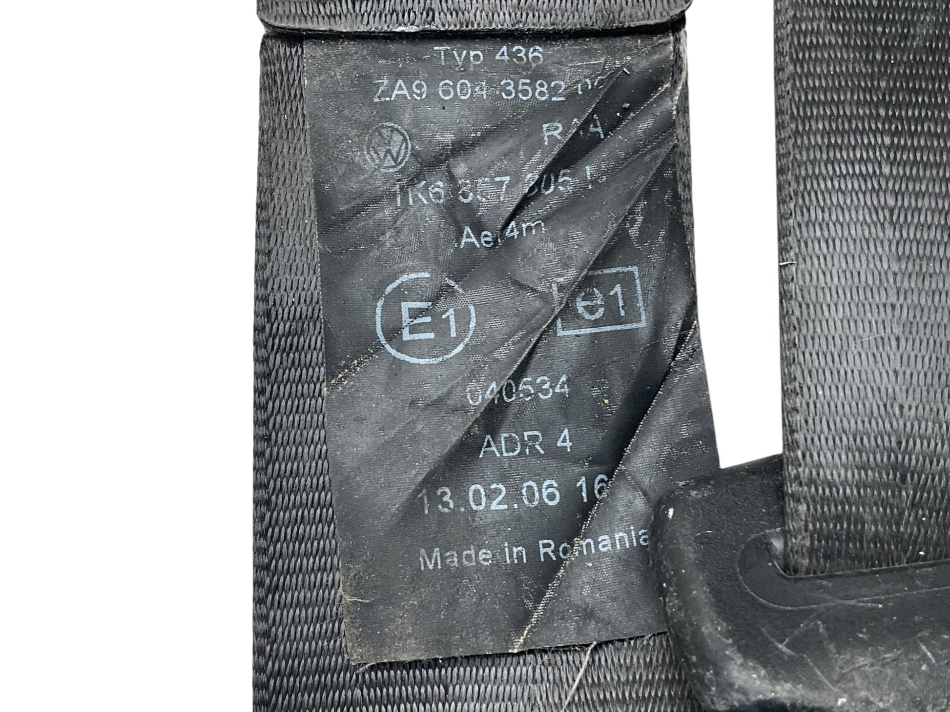 Cinturon tra izq VW Golf V 2003-2009 - 1K6857805N