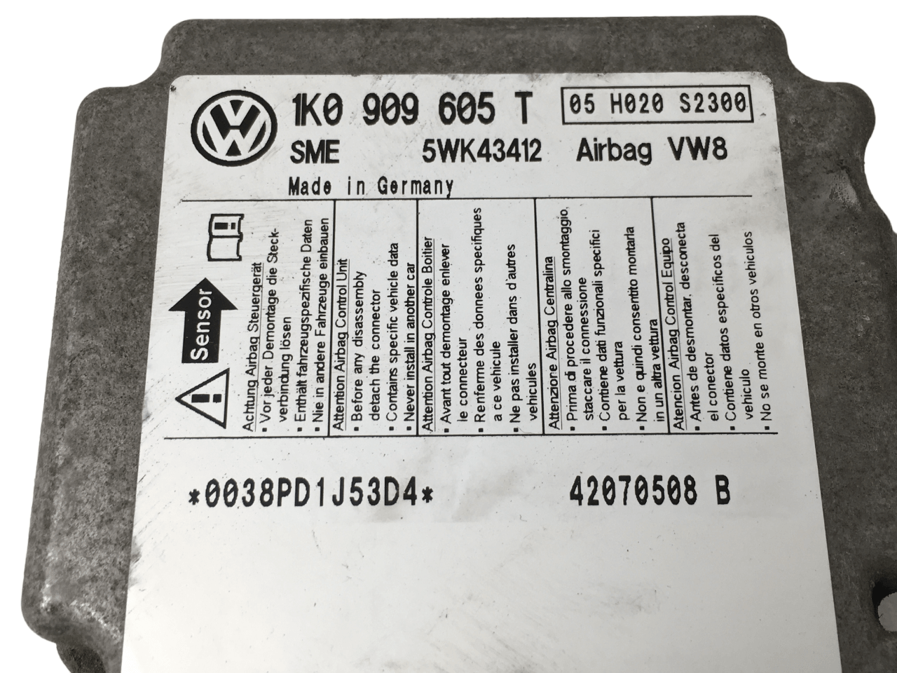 Centralita airbag VW 1K0909605T - AutoRR 1K0909605T