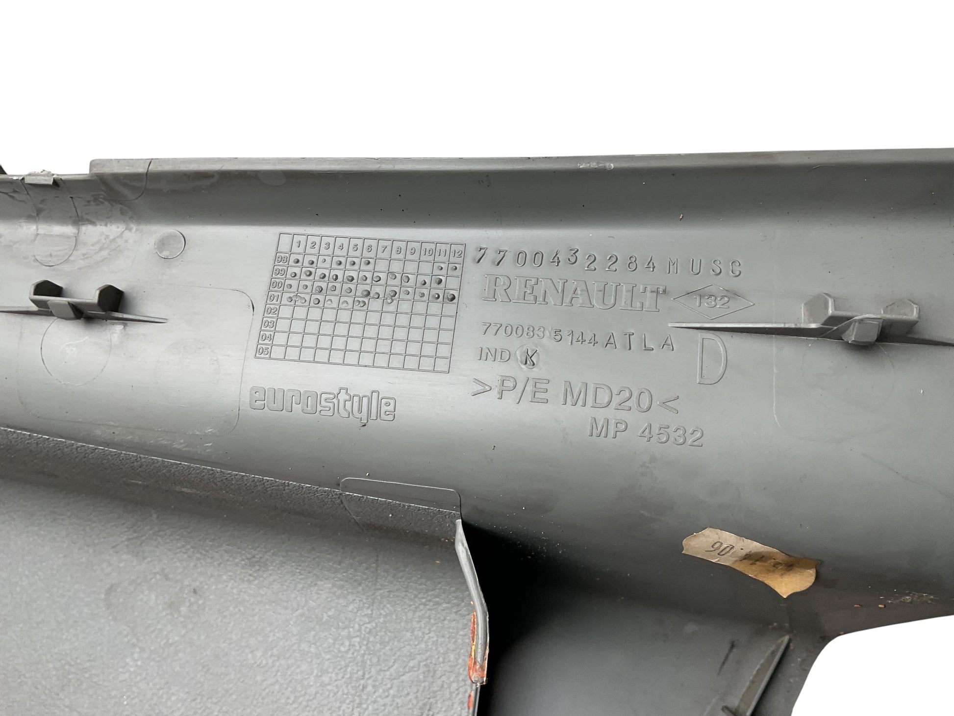 Moldura dcha Maletero Renault Scenic 00-04 - 7700432284