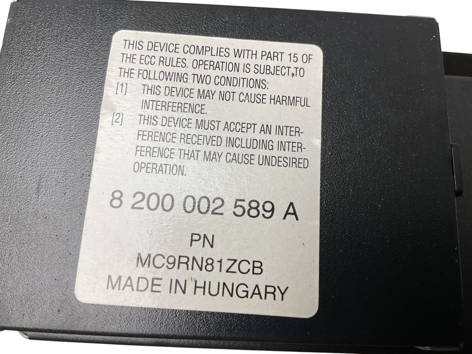 Cambiador CD Renault Scenic 2000-2004 - 8200002589A