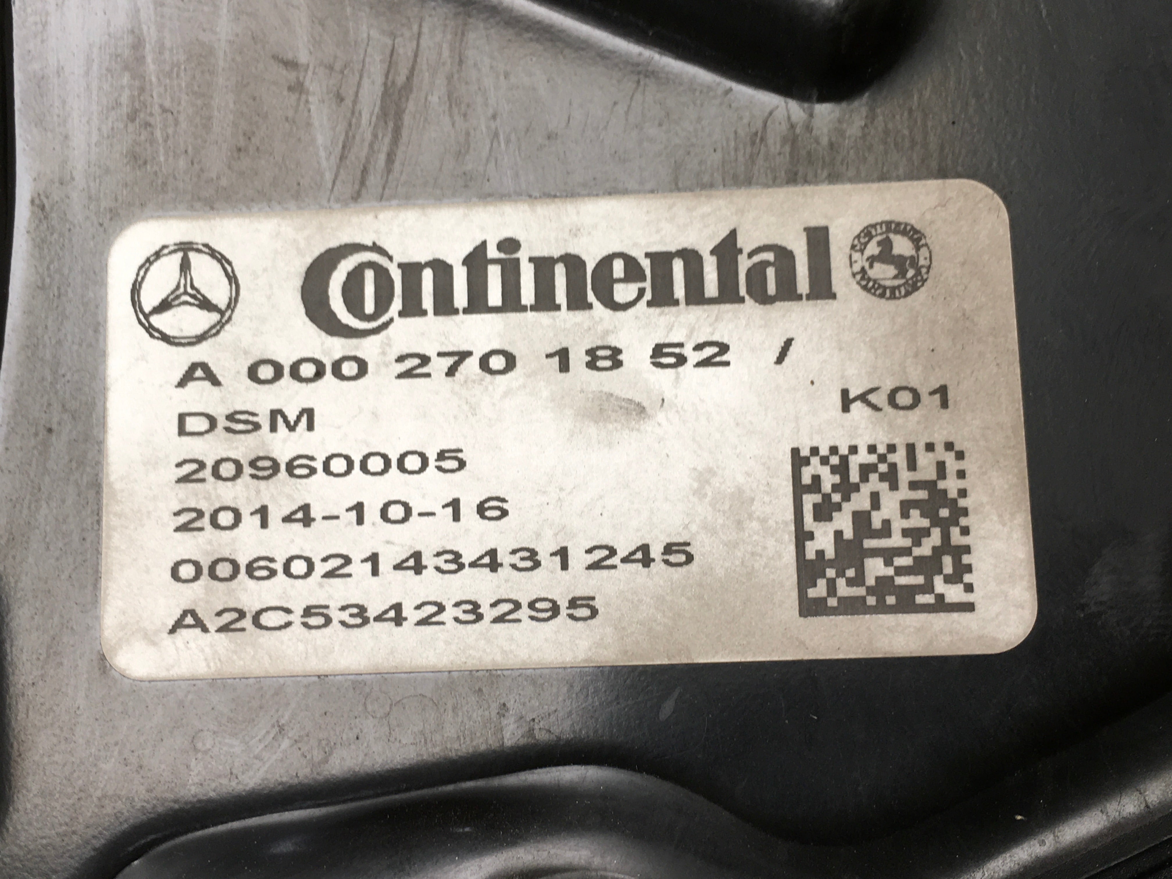 Centralita Transmision Mercedes A0002701852