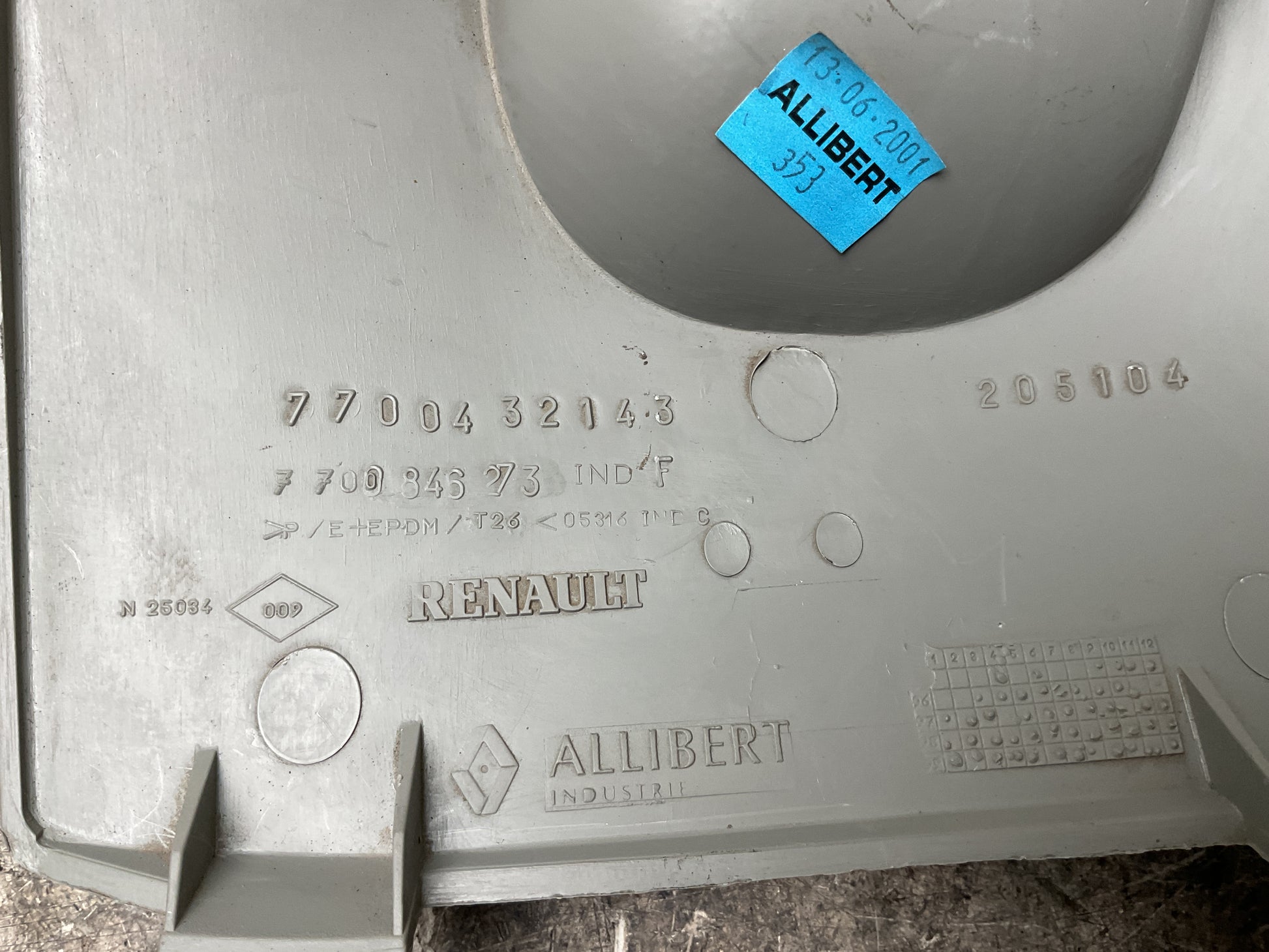 Moldura Bajo Volante Renault Scenic 00-04 - 7700432143