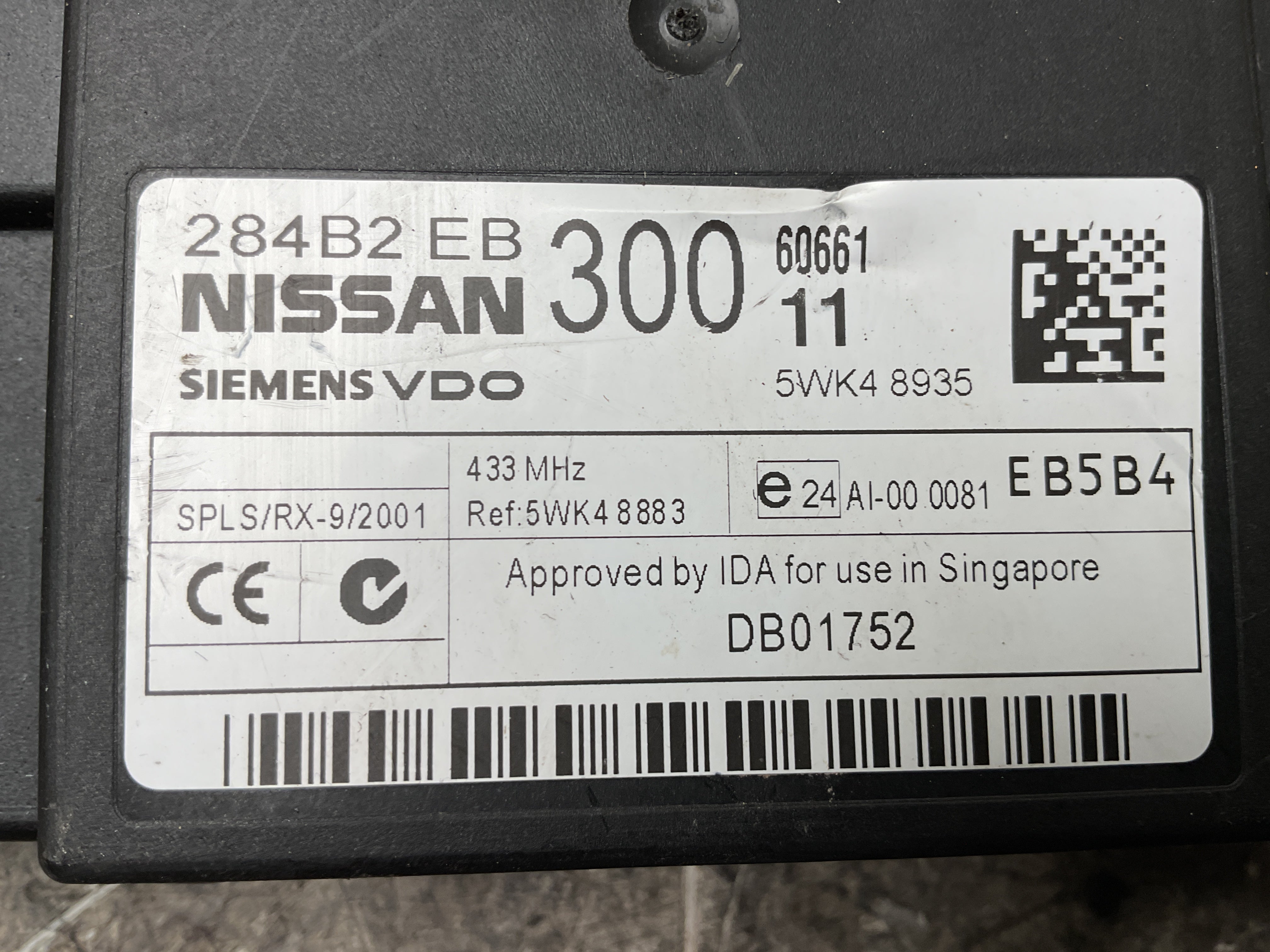 Modulo Confort Nissan Navara 2005-2015 - 284B2EB300 _