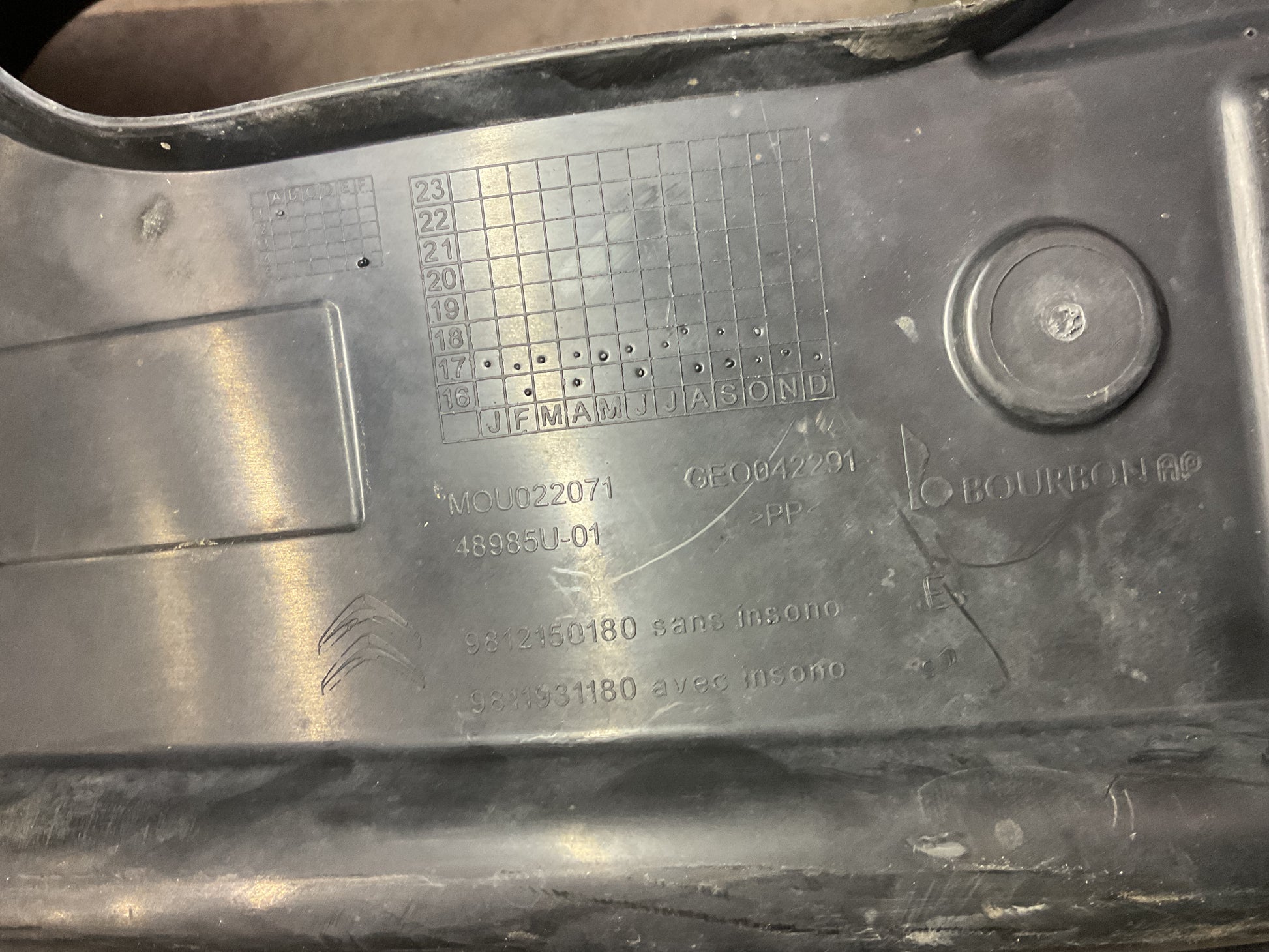 Paso Rueda del dcho Citroen C3 16-24 - 9812150180