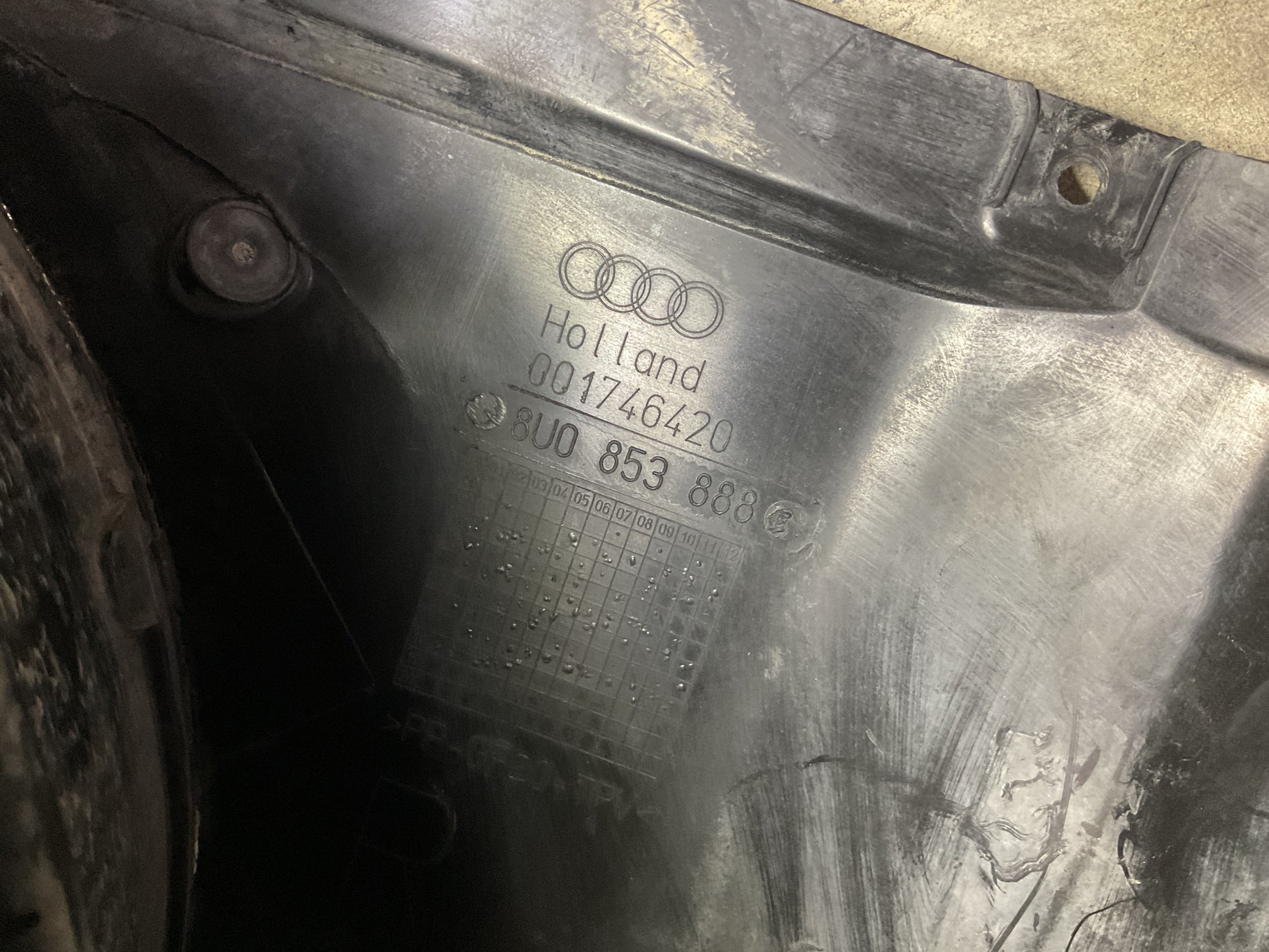 Paso Rueda del dcho Audi Q3 11-18 - 8U0853888