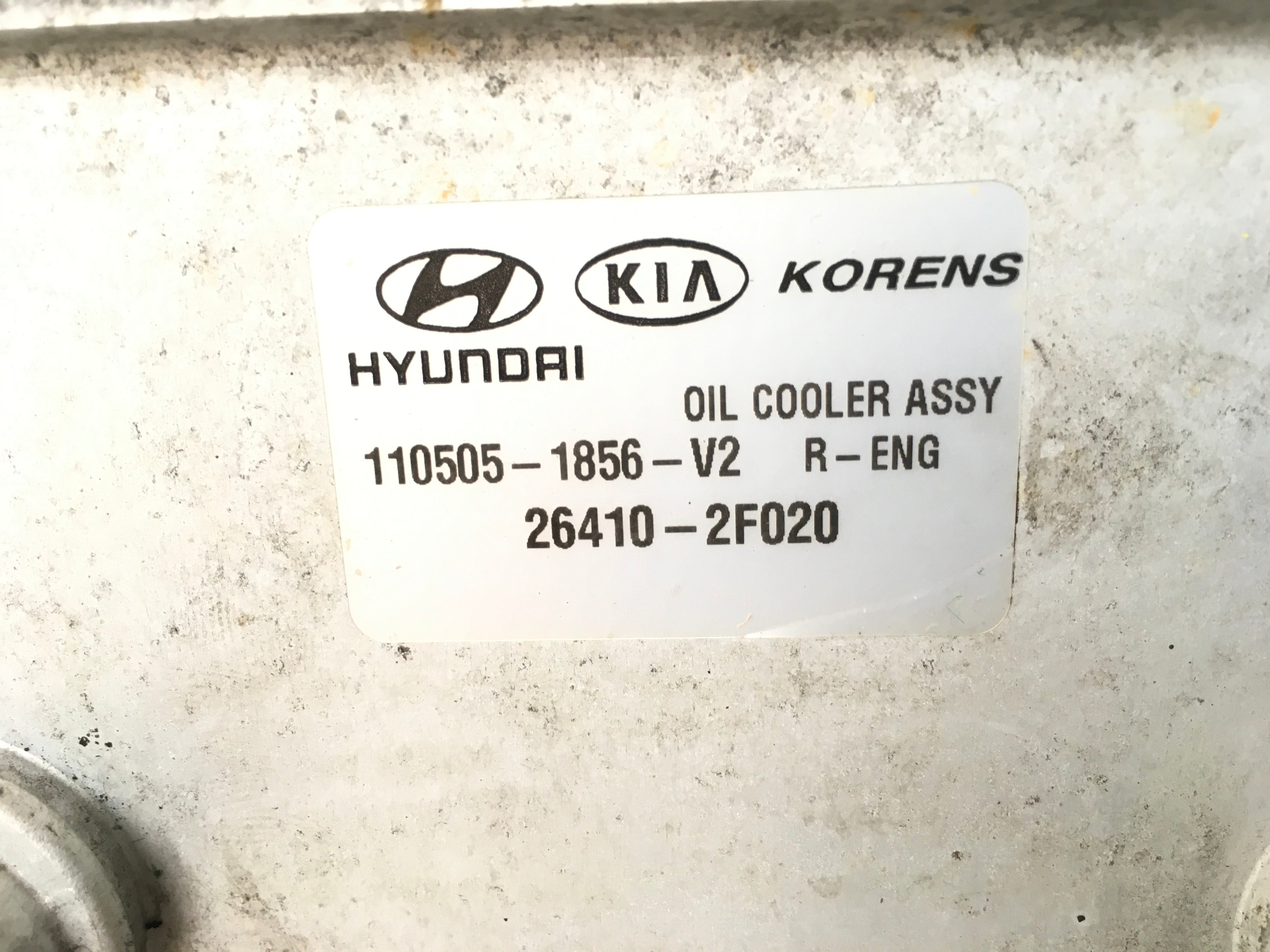 Radiador Aceite Hyundai Kia 264102F020