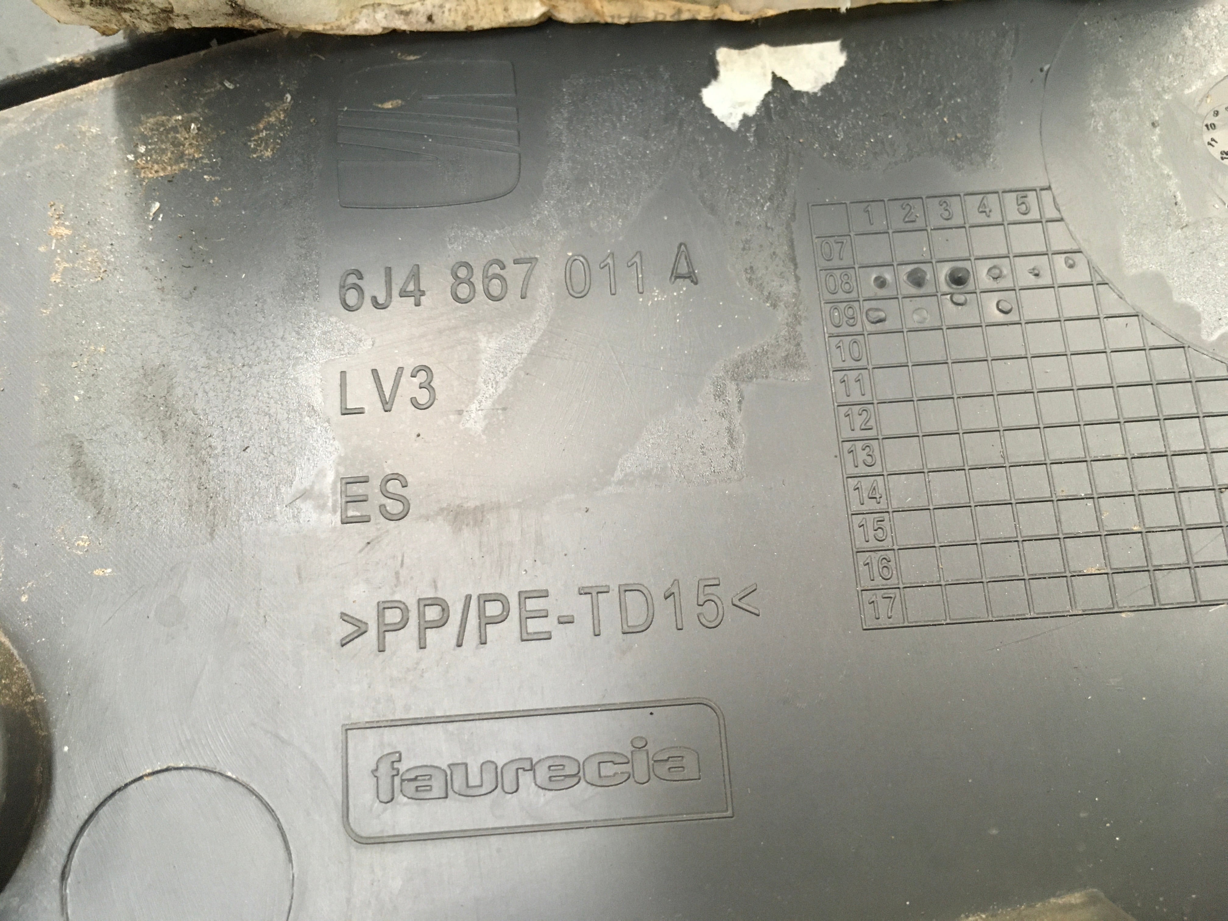 Panel puerta del izq Seat Ibiza IV