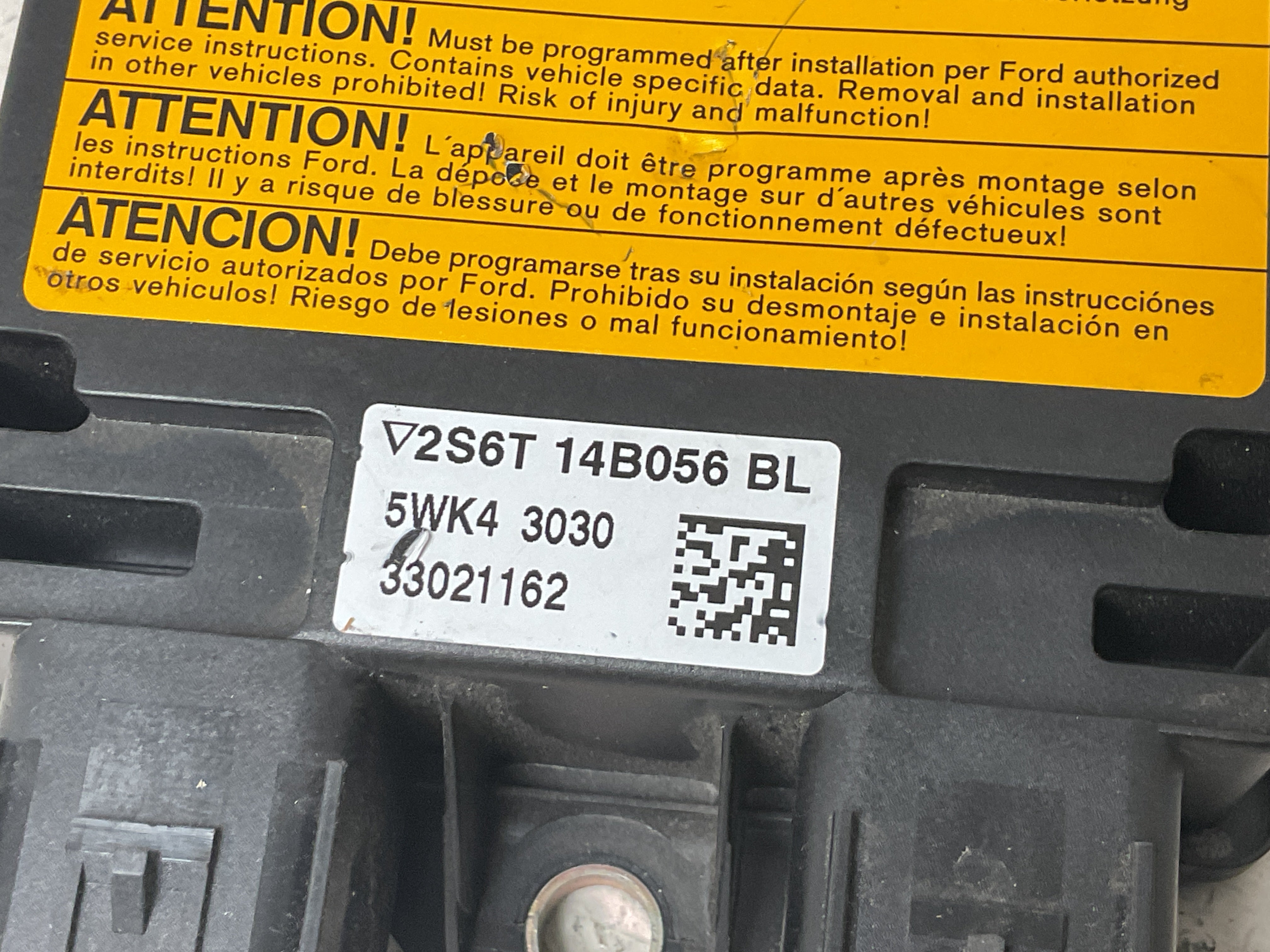 Centralita Airbag Ford Fiesta Fusion 02-12