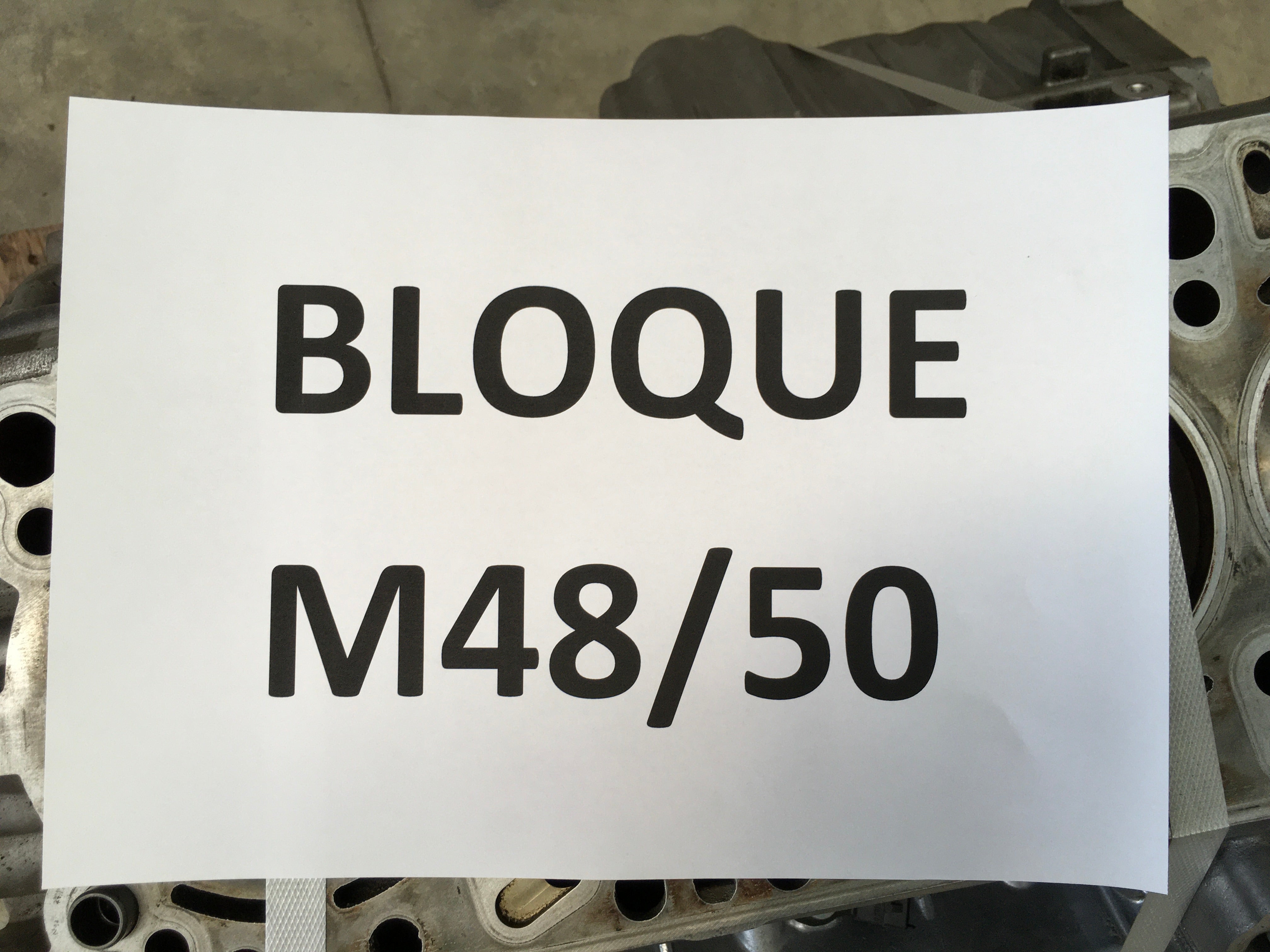 Bloque motor Porsche M48