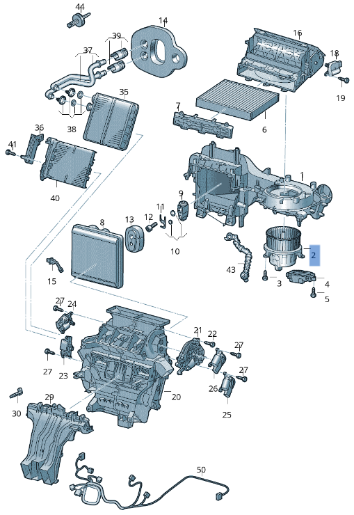 Soplador Calefaccion VW 2Q1820021