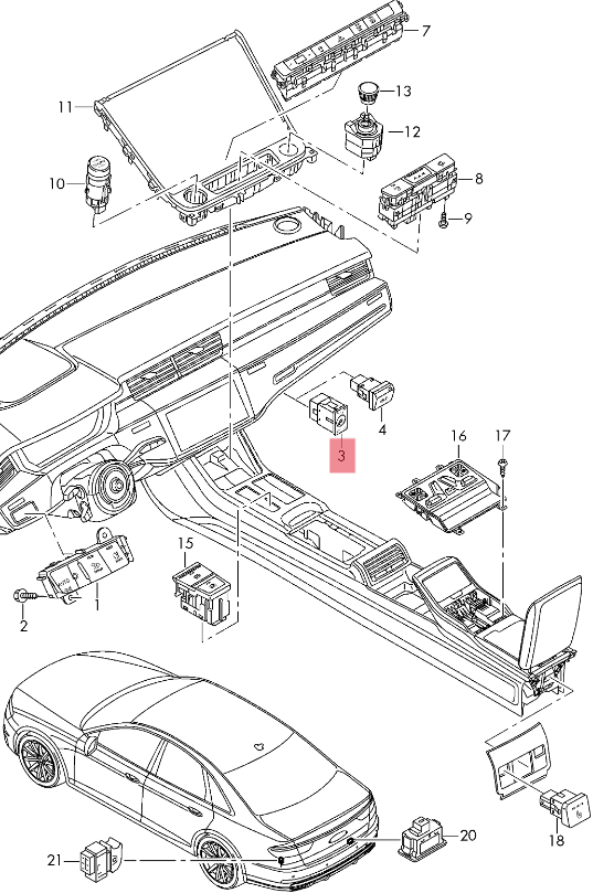 Cerradura airbag VW 5Q0919237 - AutoRR 5Q0919237