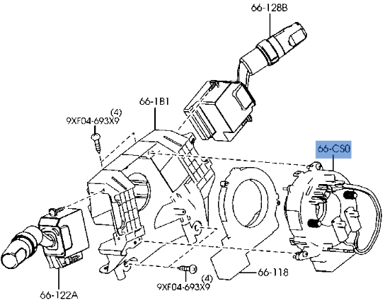 Anillo airbag Mazda 5