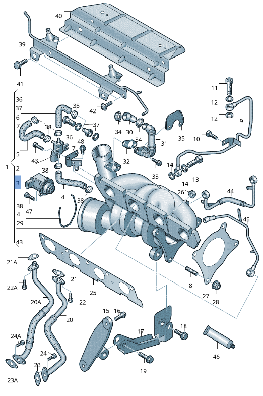 Valvula derivacion VW 06F145710G