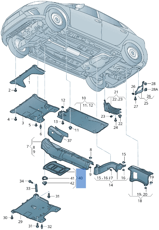 Cubrecarter VW 2Q0825229B - AutoRR 2Q0825229B