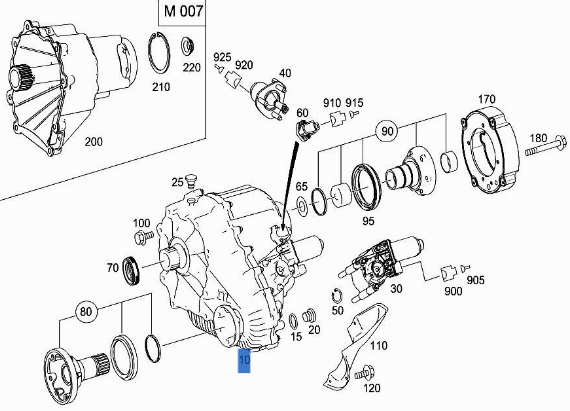 Caja Transfer Mercedes ML W164