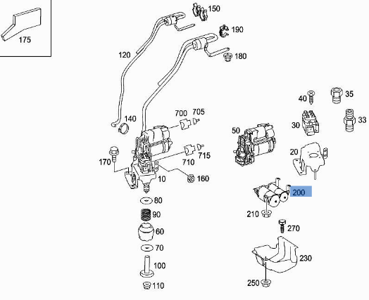 Acumulador Neumatica Mercedes ML W164