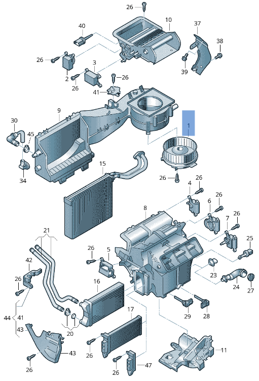 Ventilador Calefaccion Audi A4 B7 / Seat Exeo