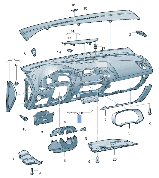 Kit Airbag Seat Leon III 5F