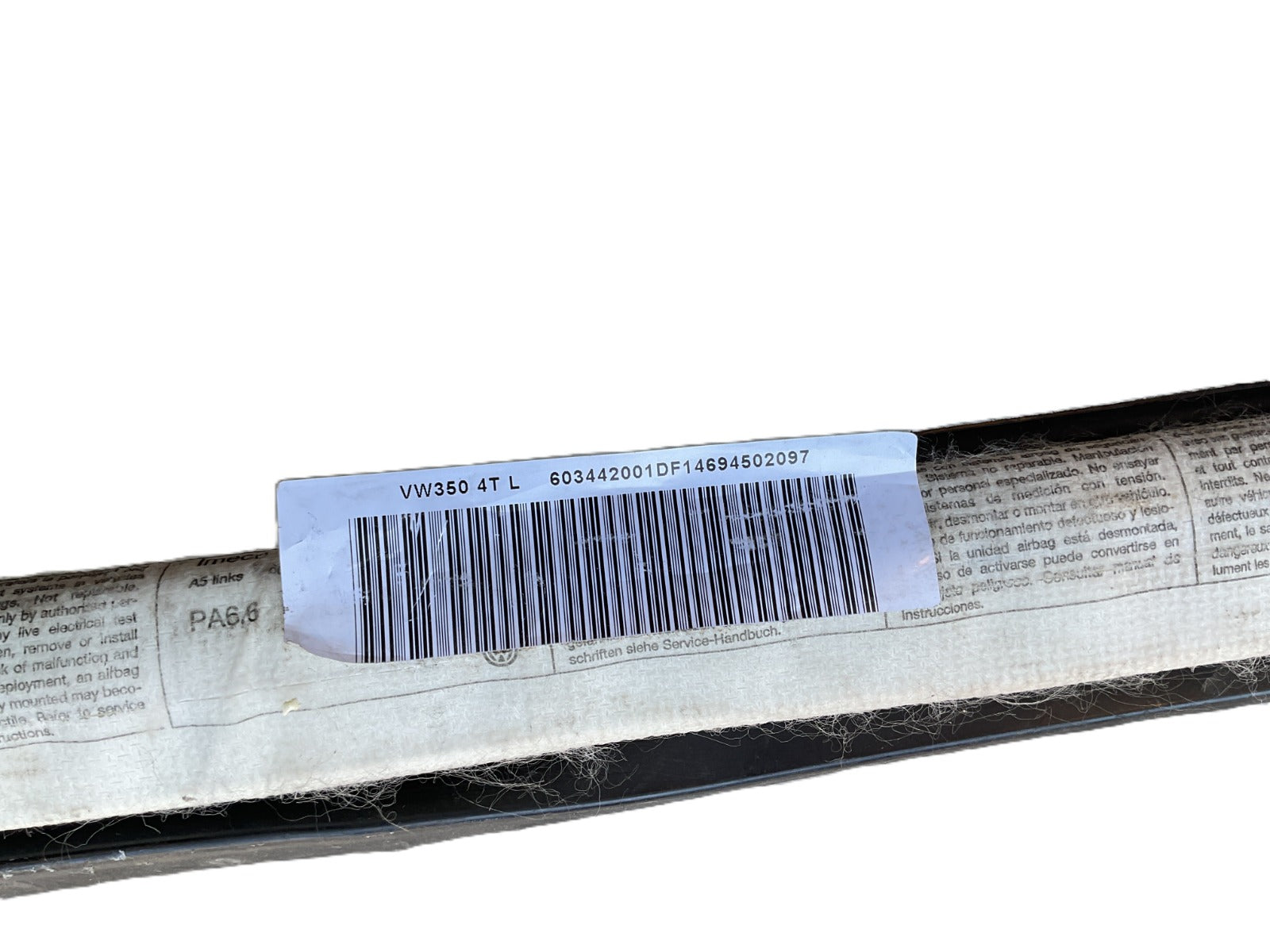Cortina Airbag del izq VW Golf 03-09