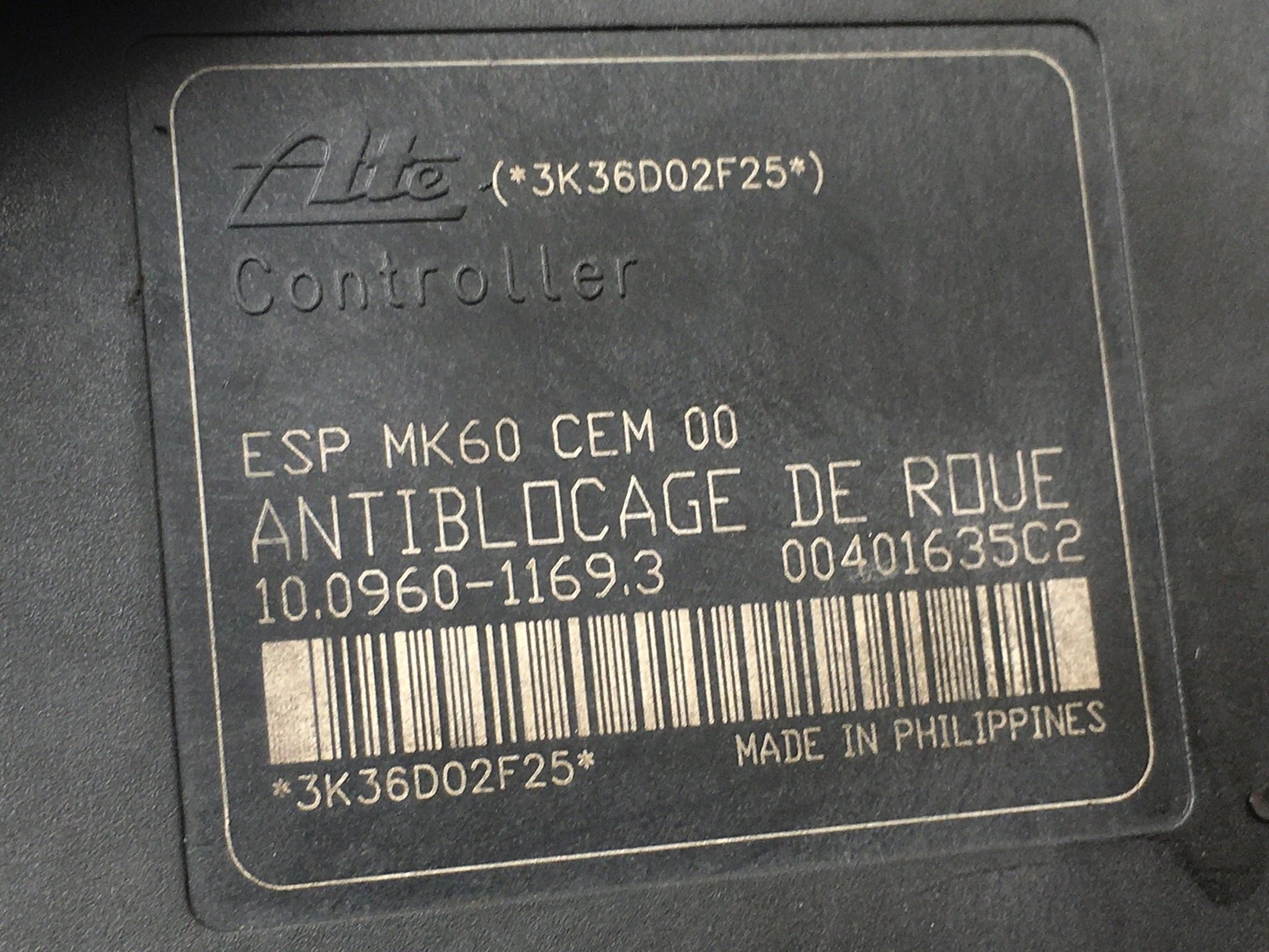 ABS Citroen/Peugeot 9661691380 - 9661691380